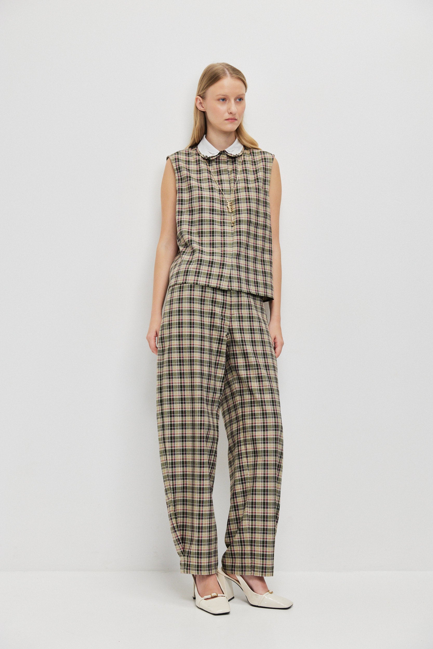 VINTAGE DOUBLE COLLAR SHIRT