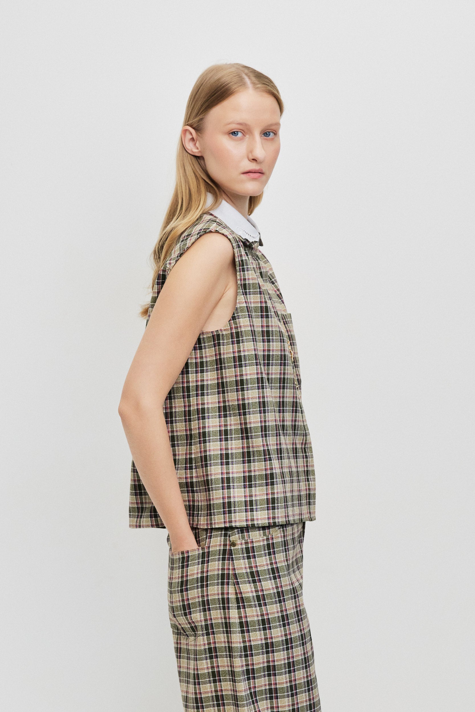 VINTAGE DOUBLE COLLAR SHIRT