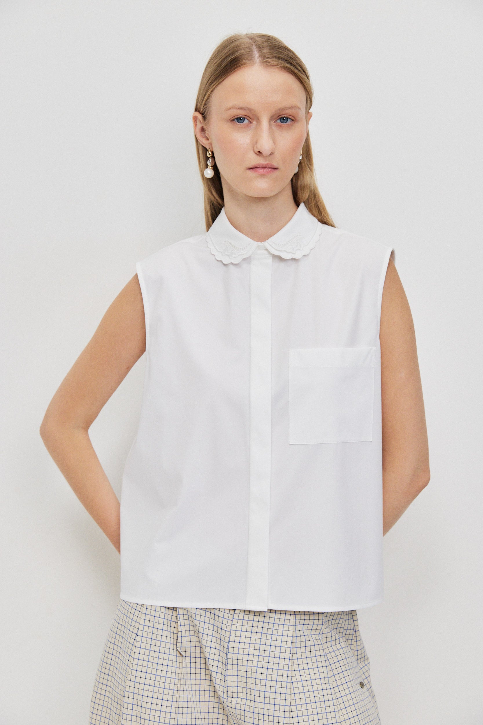 VINTAGE DOUBLE COLLAR SHIRT