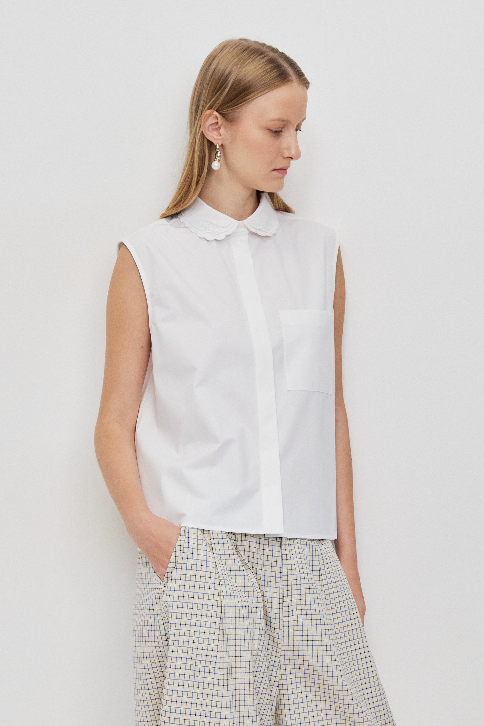 VINTAGE DOUBLE COLLAR SHIRT