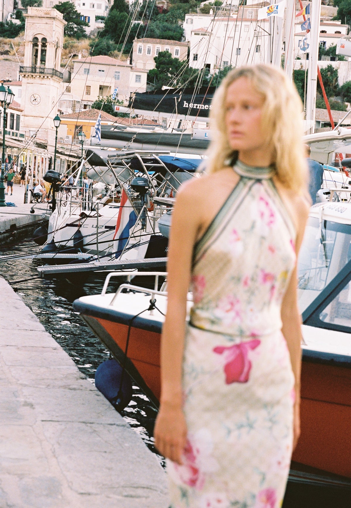SILK HALTER TOP