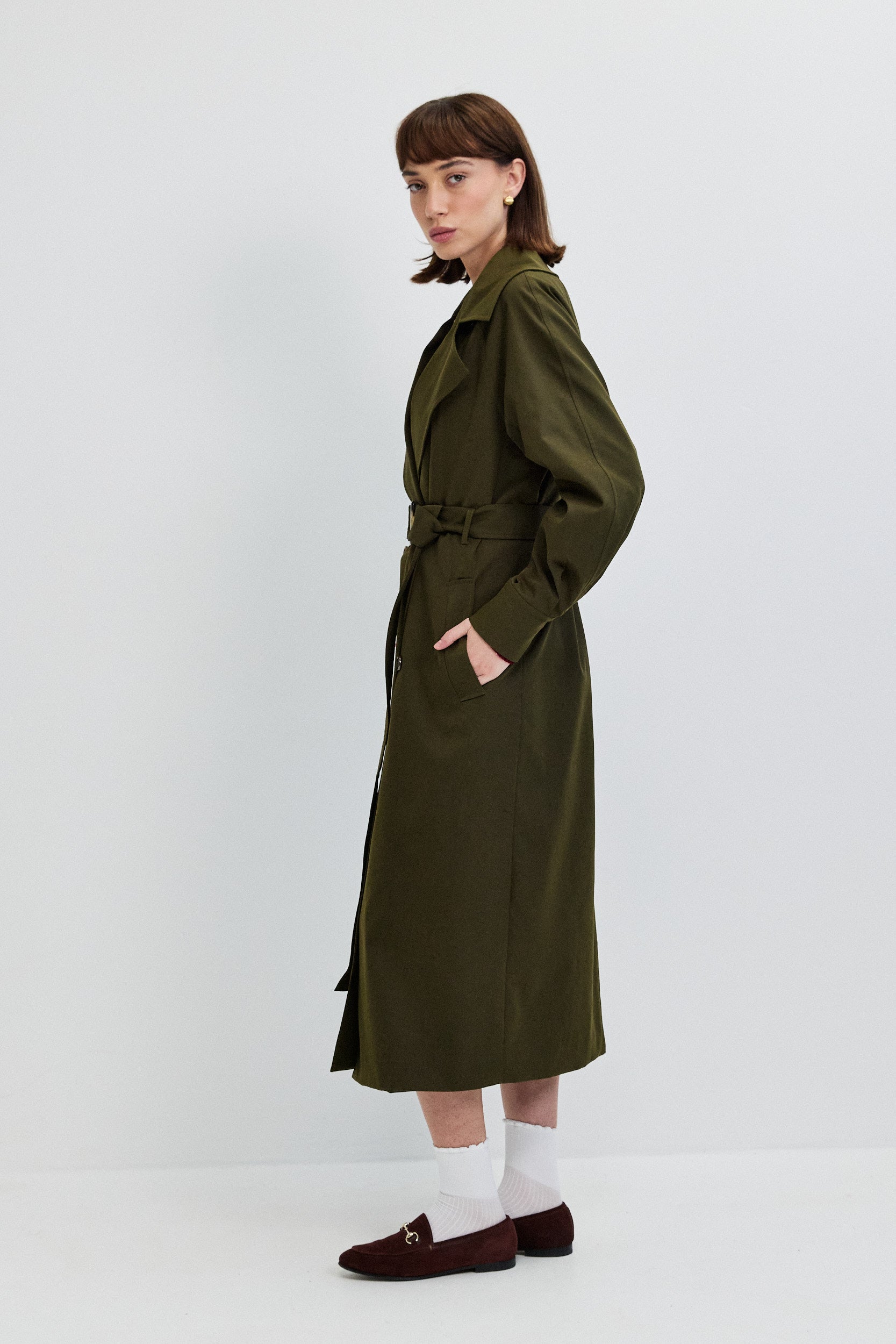 RAGLAN TRENCH COAT