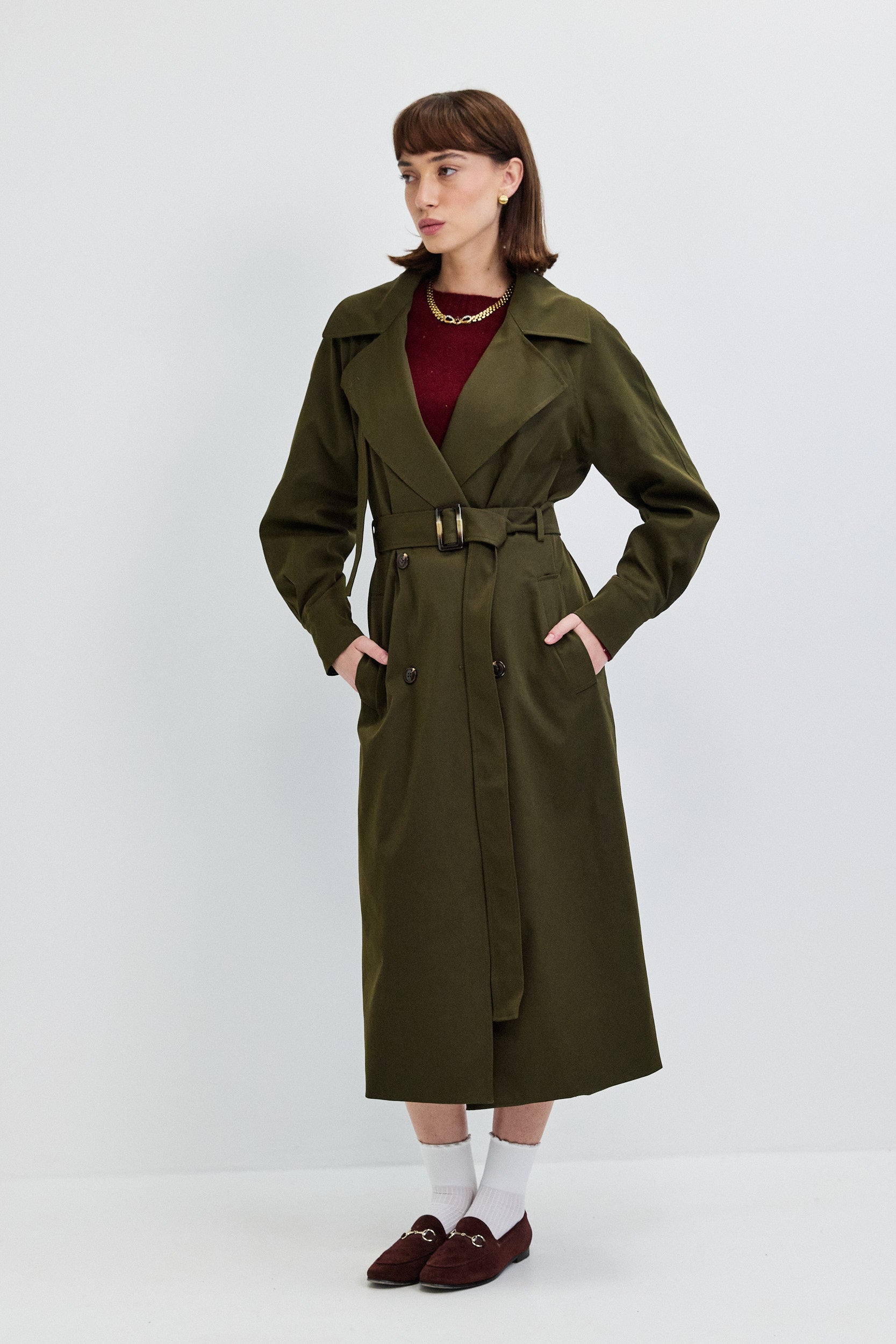 RAGLAN TRENCH COAT