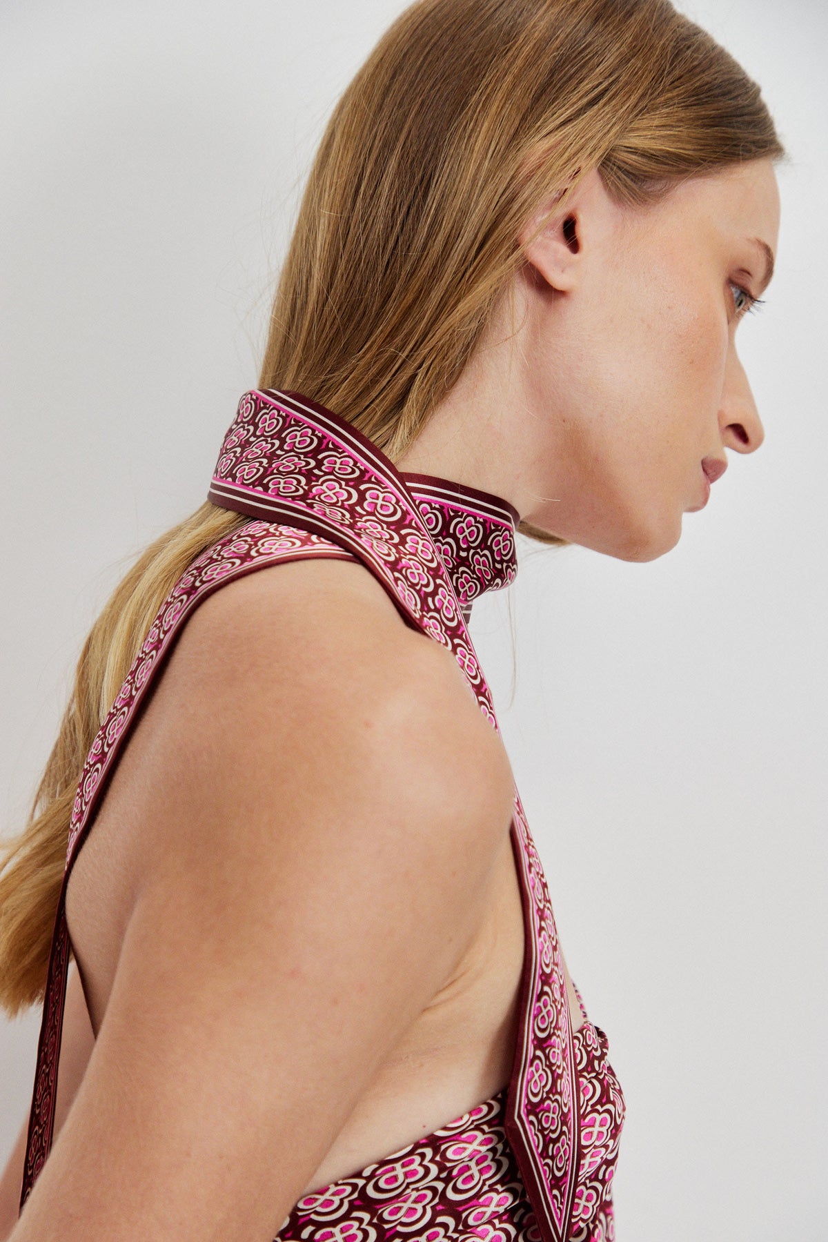 SILK TIE SCARF