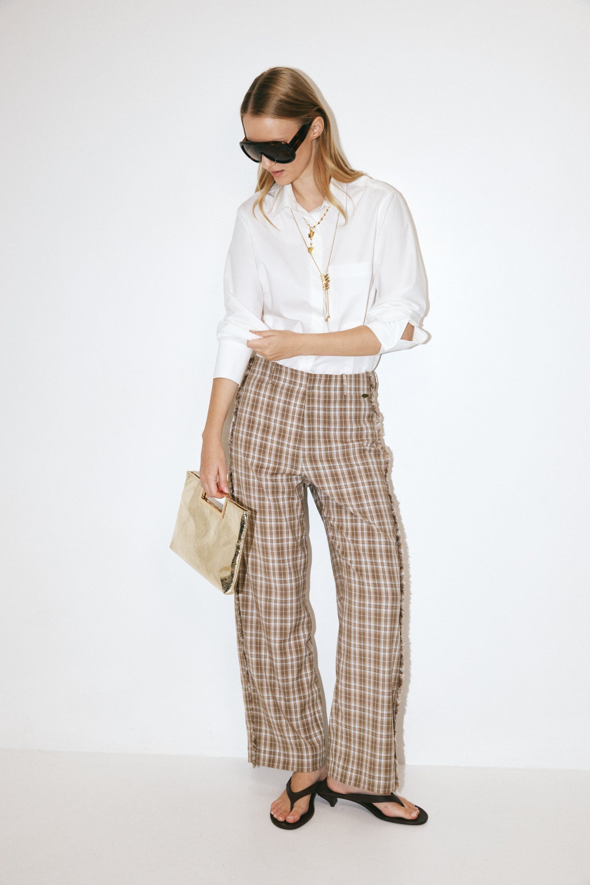 FRINGE DETAIL TROUSERS