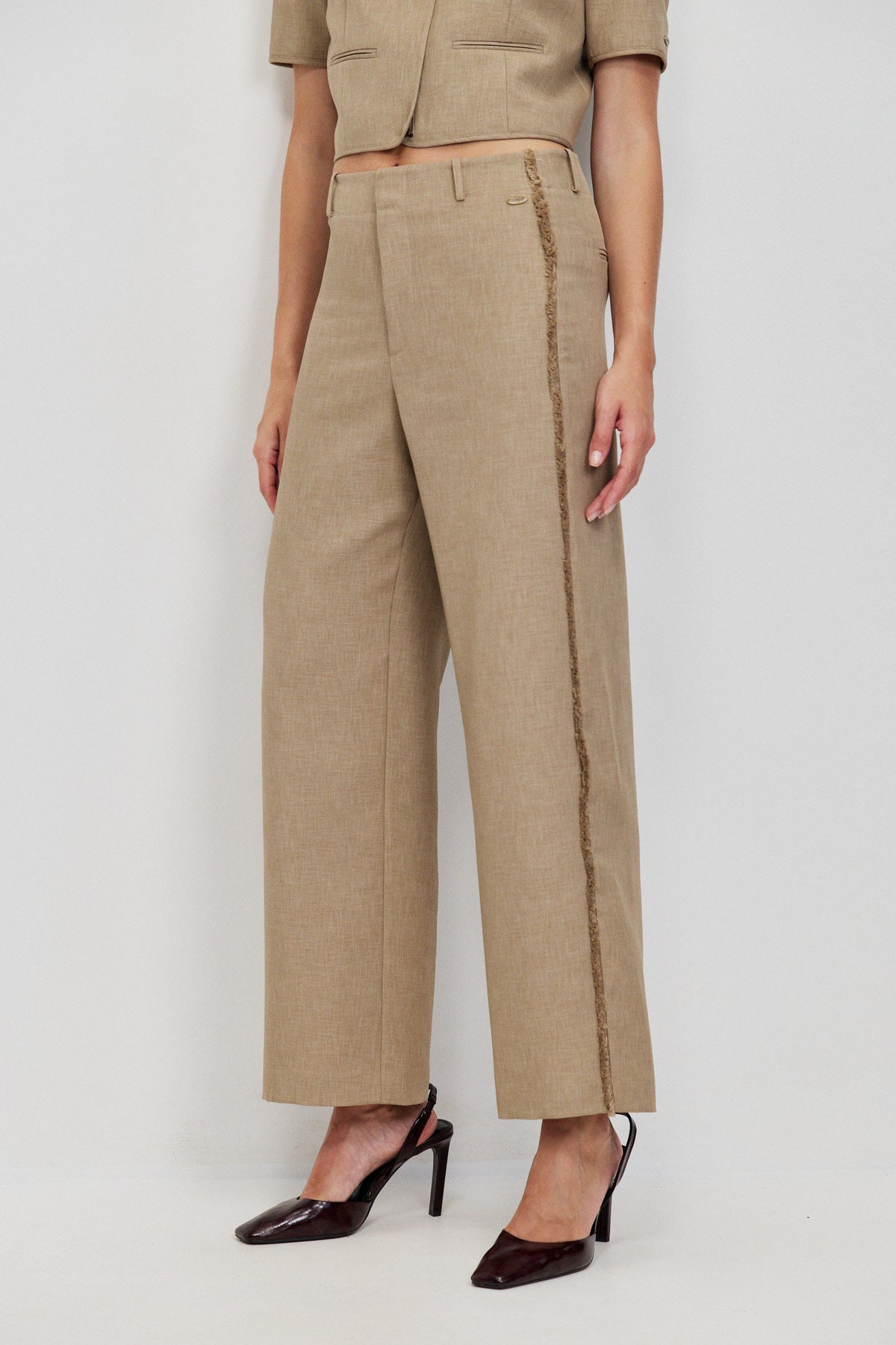 FRINGE DETAIL TROUSERS
