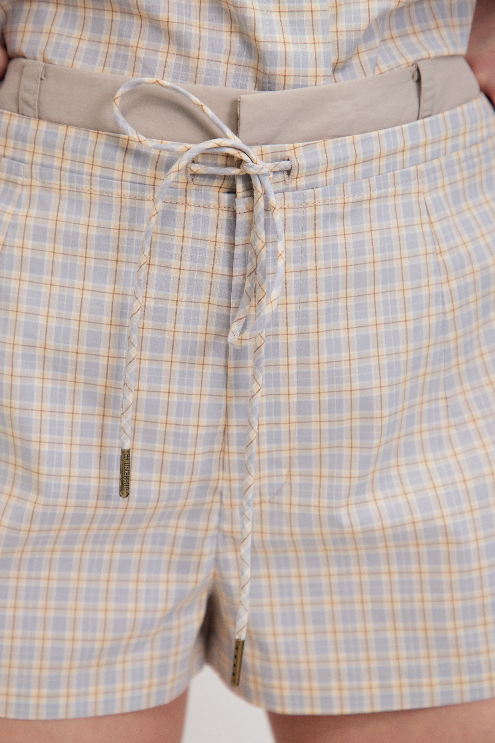 POPLIN CHECKED SHORT