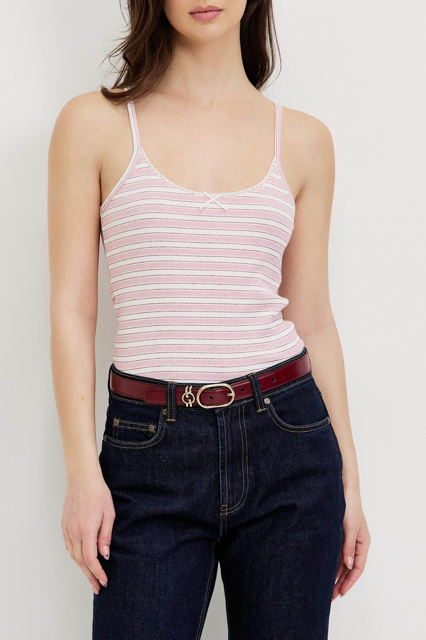 STRIPE TANK TOP WITH BOW