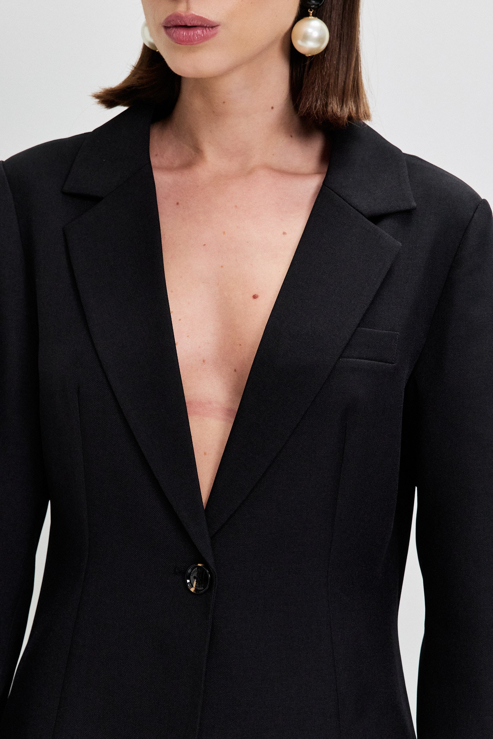 TAILORED JACKET WITH BALLOON SLEEVES