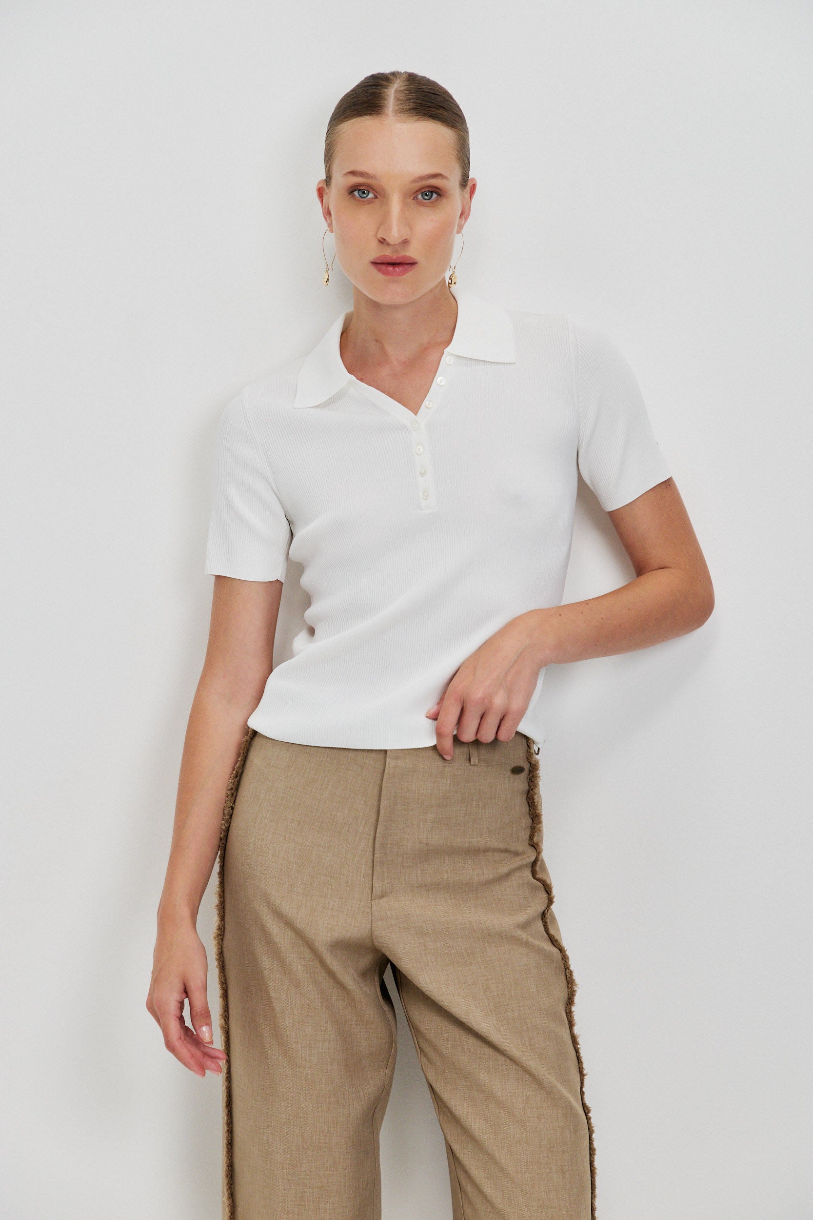 VISCOSE SLIM POLO