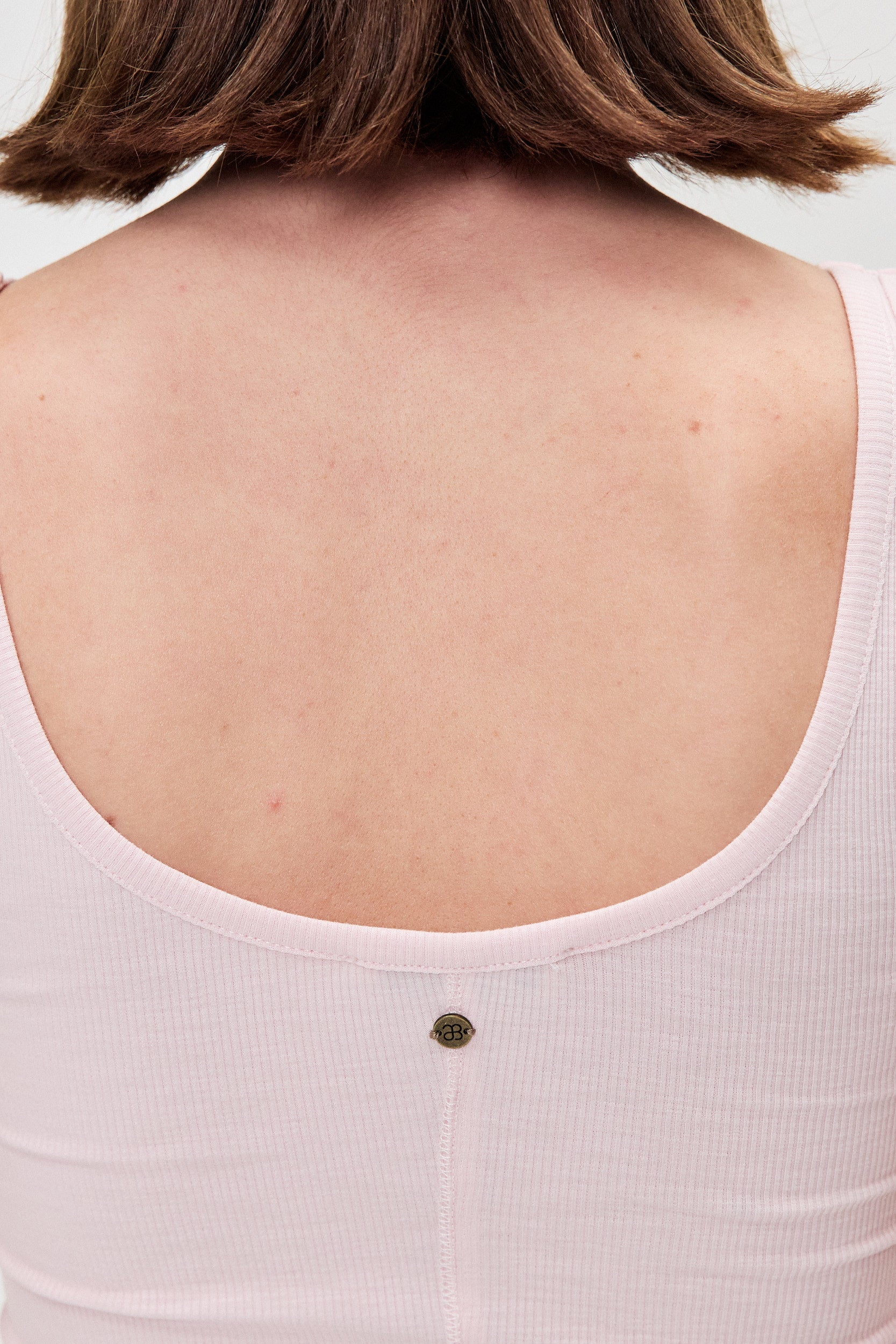COTTON VISCOSE TANK TOP