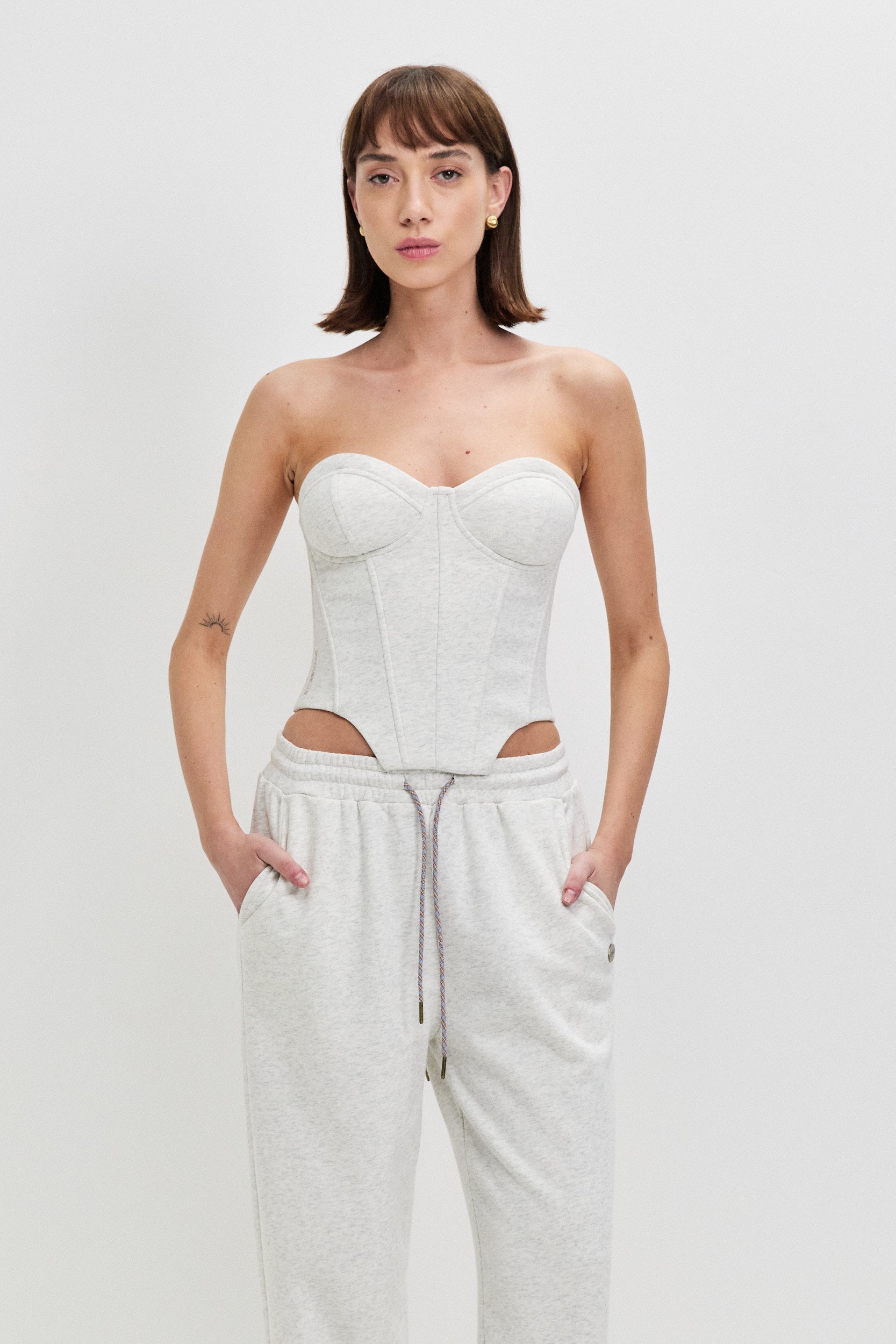 FRENCH TERRY CORSET