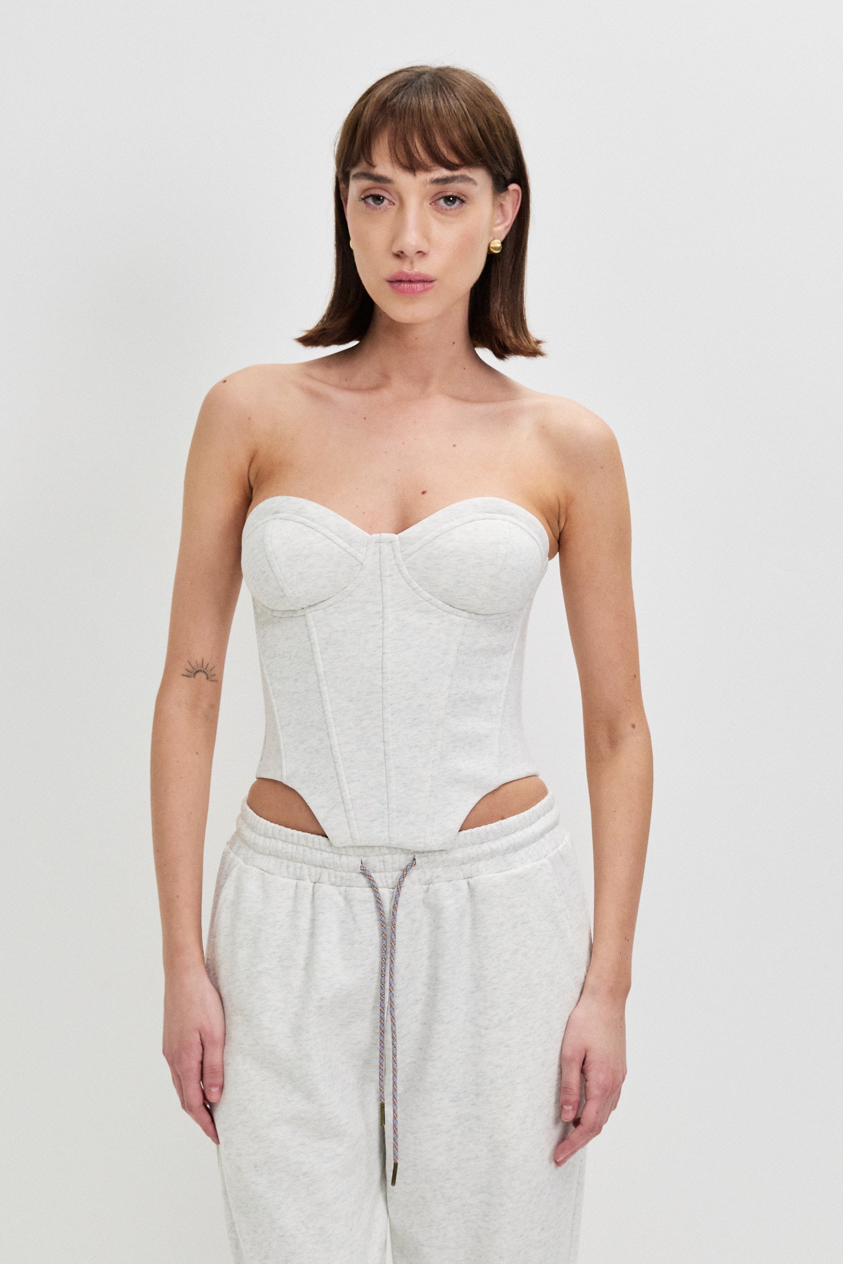 FRENCH TERRY CORSET