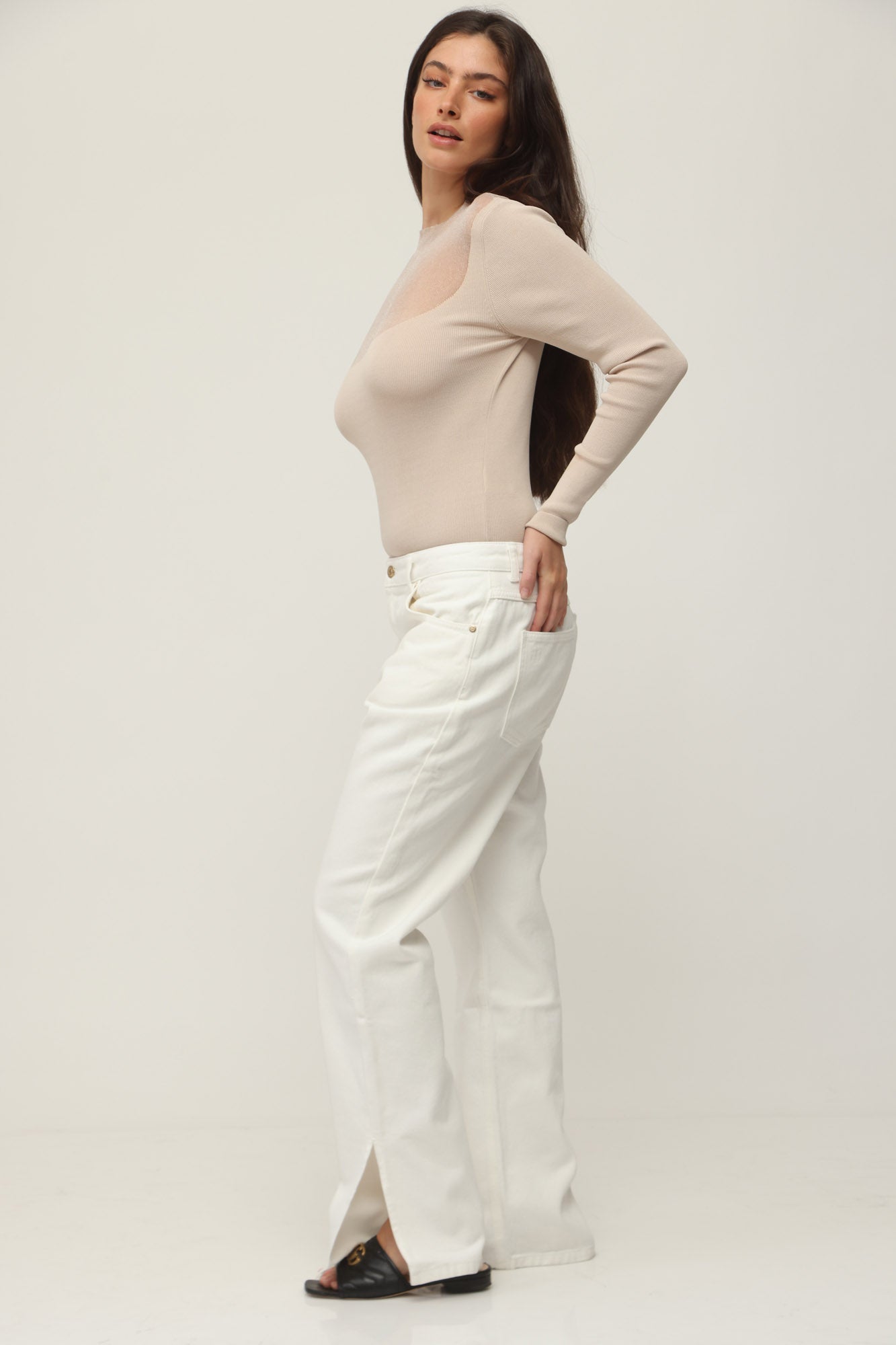 ONE SHOULDER BODYSUIT