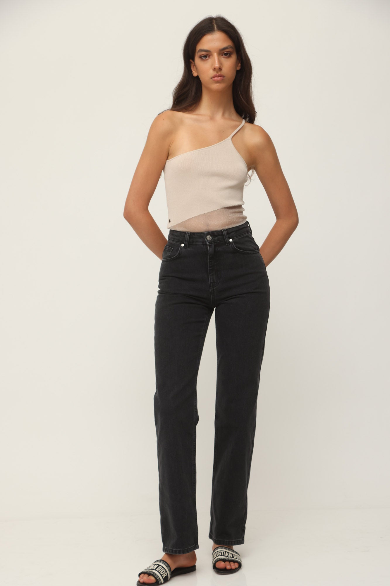 HIGH WAIST FULL LENGTH DENIM