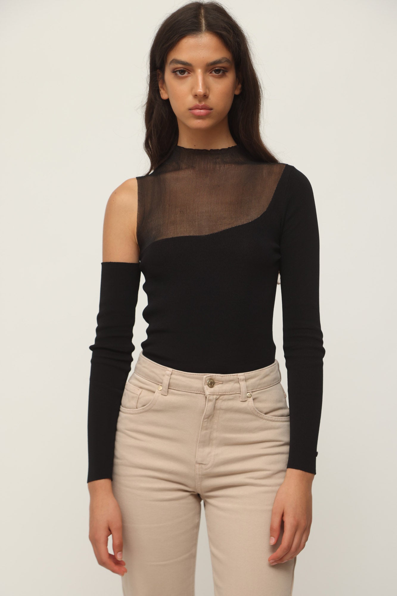 ONE SHOULDER BODYSUIT