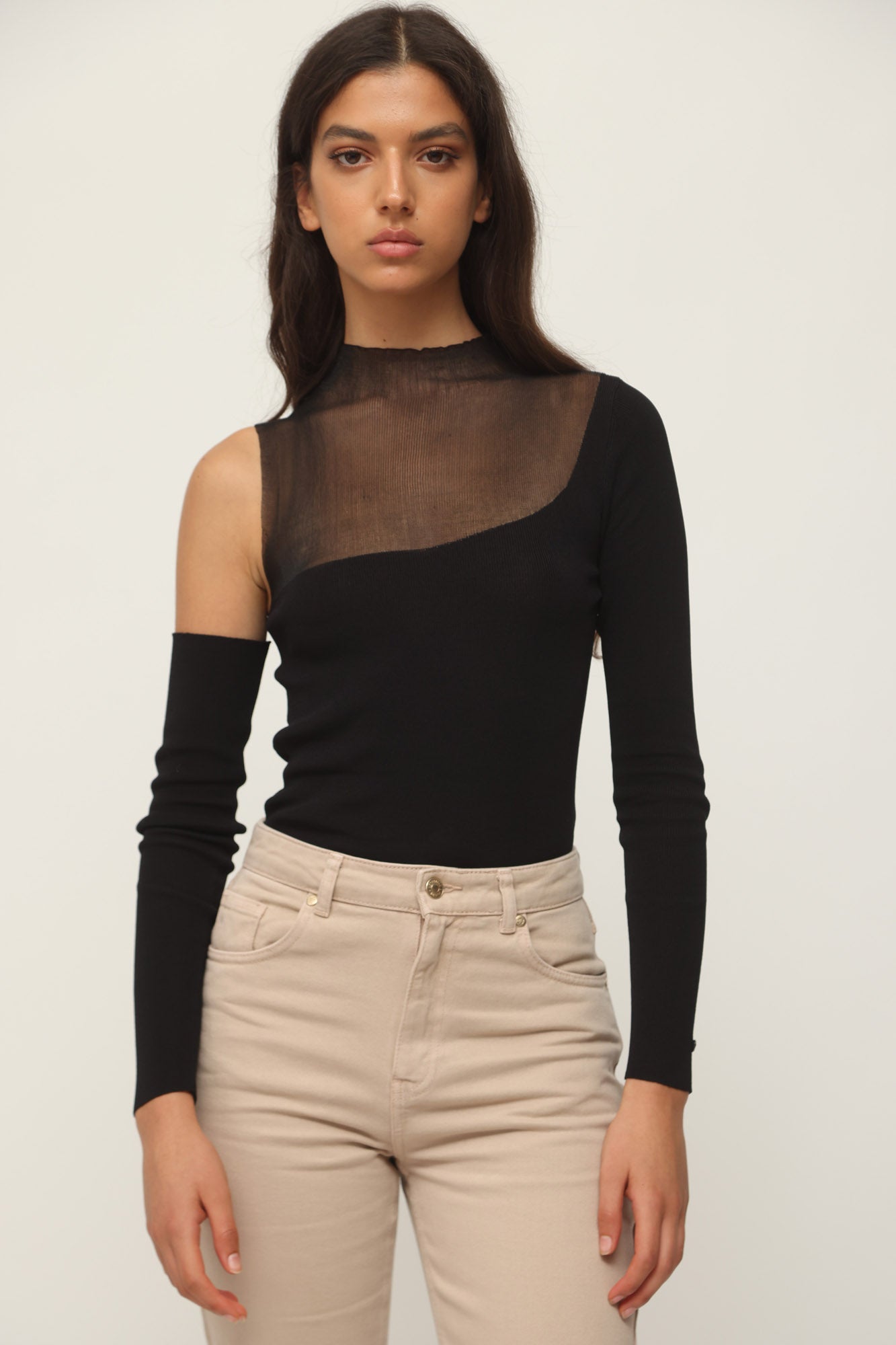 ONE SHOULDER BODYSUIT