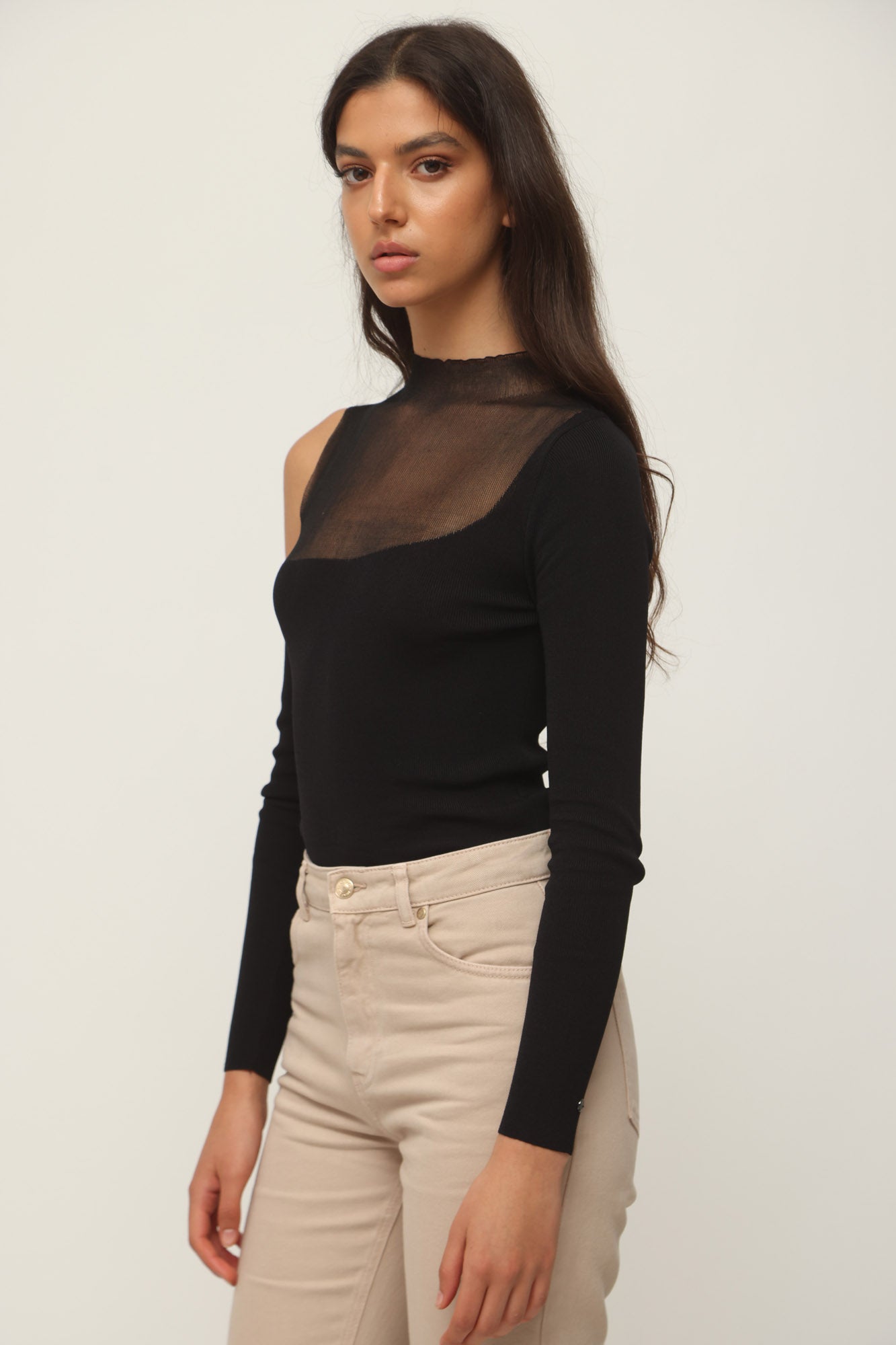 ONE SHOULDER BODYSUIT