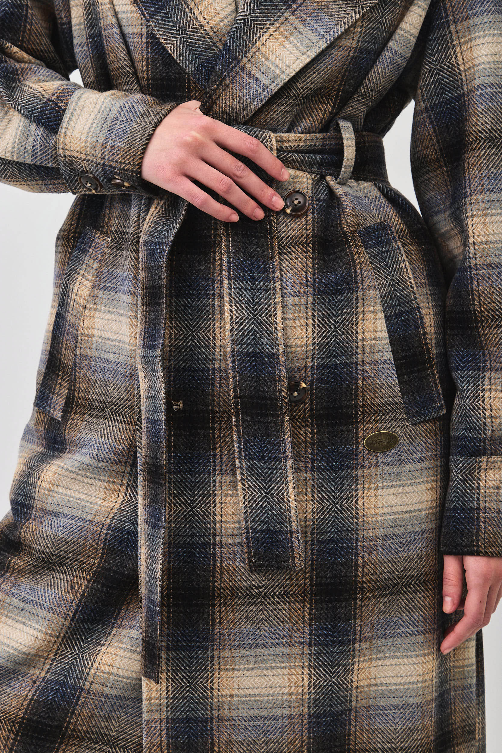 PLAID COAT