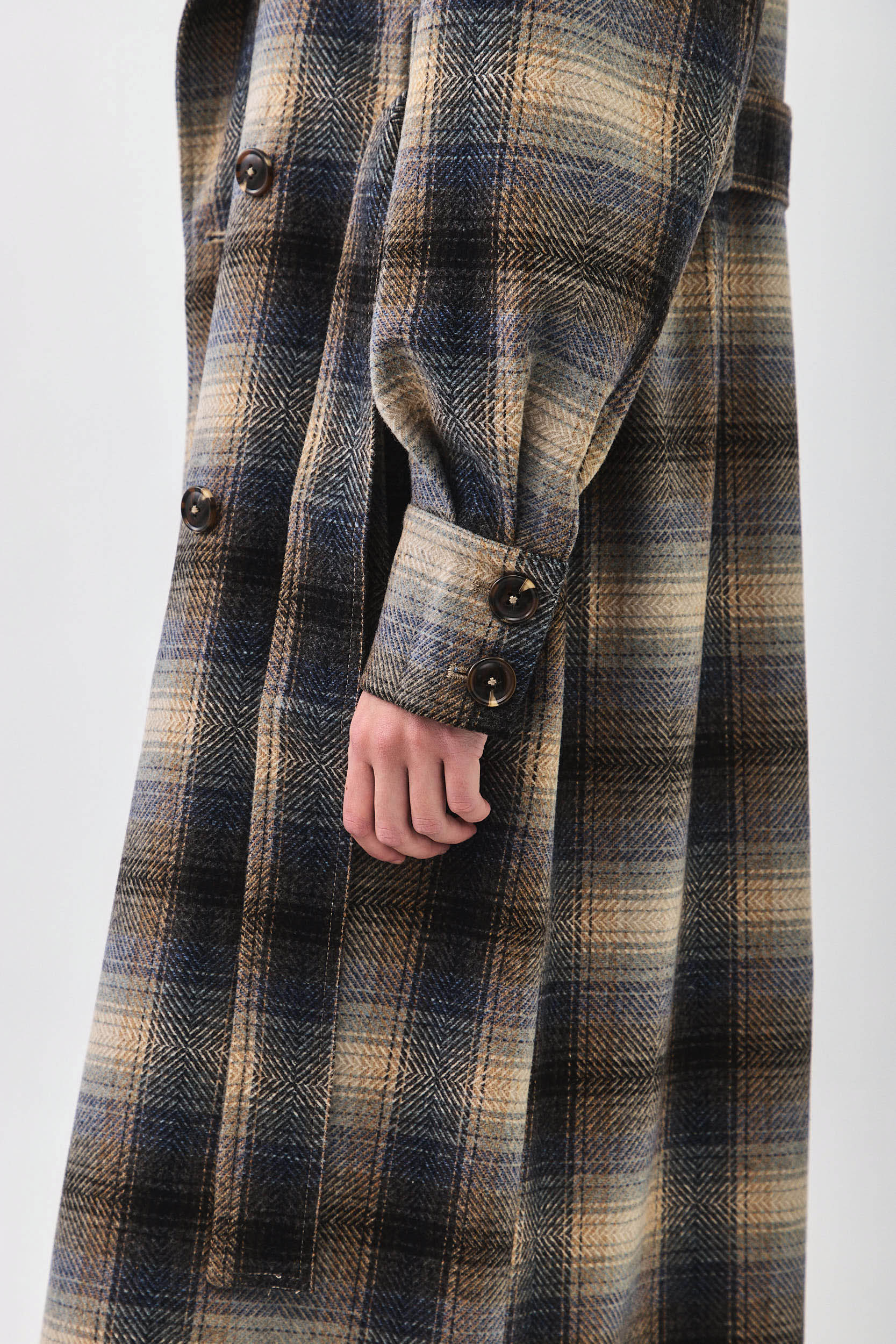 PLAID COAT