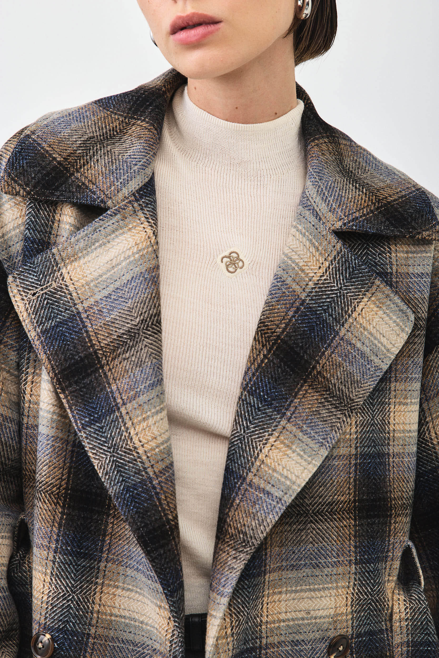 PLAID COAT