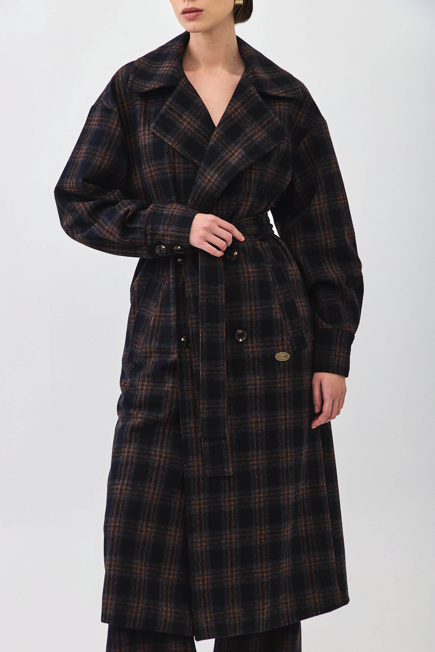 PLAID COAT
