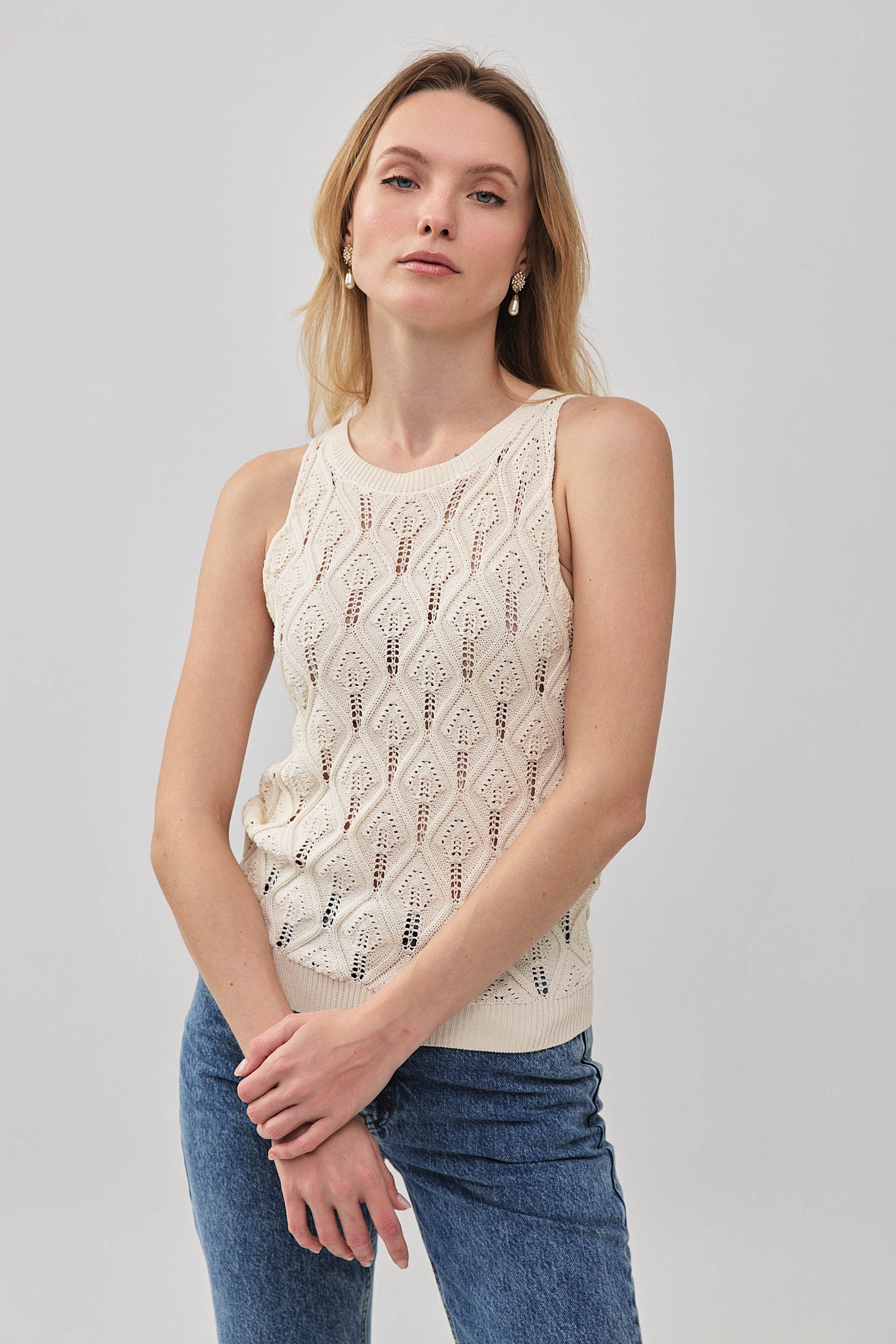 CROCHETED TANK TOP