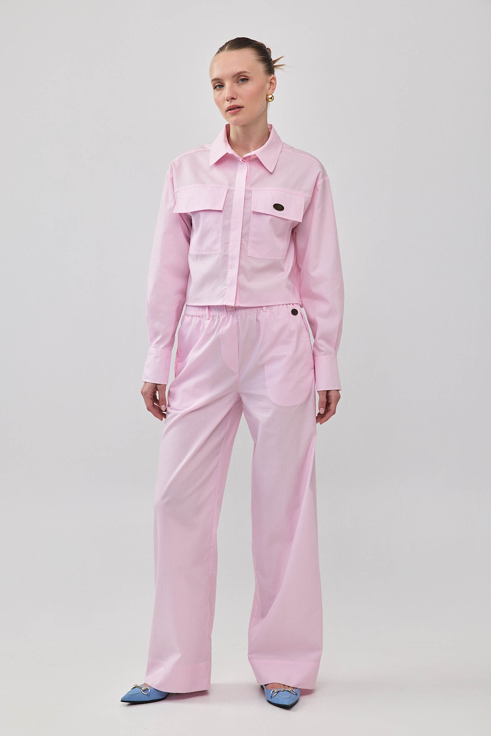 ROBERTA BUTTON SHIRT