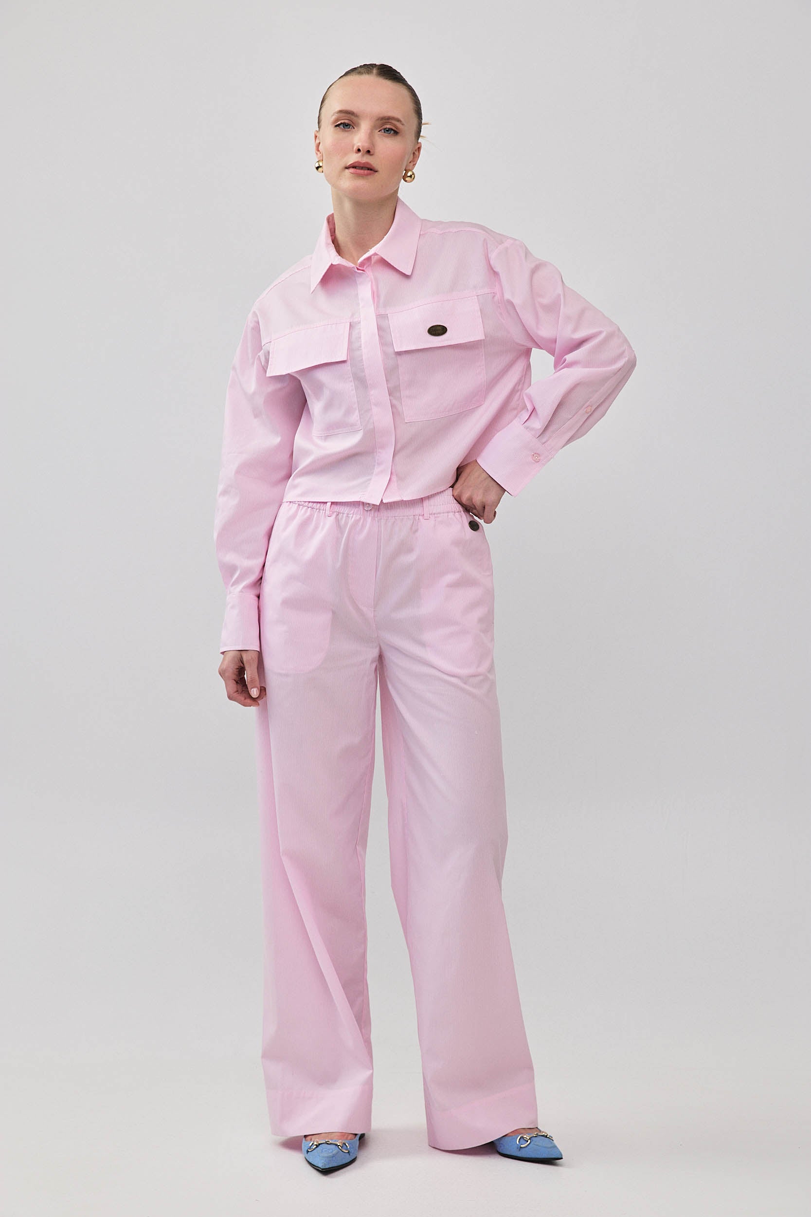 ROBERTA BUTTON SHIRT