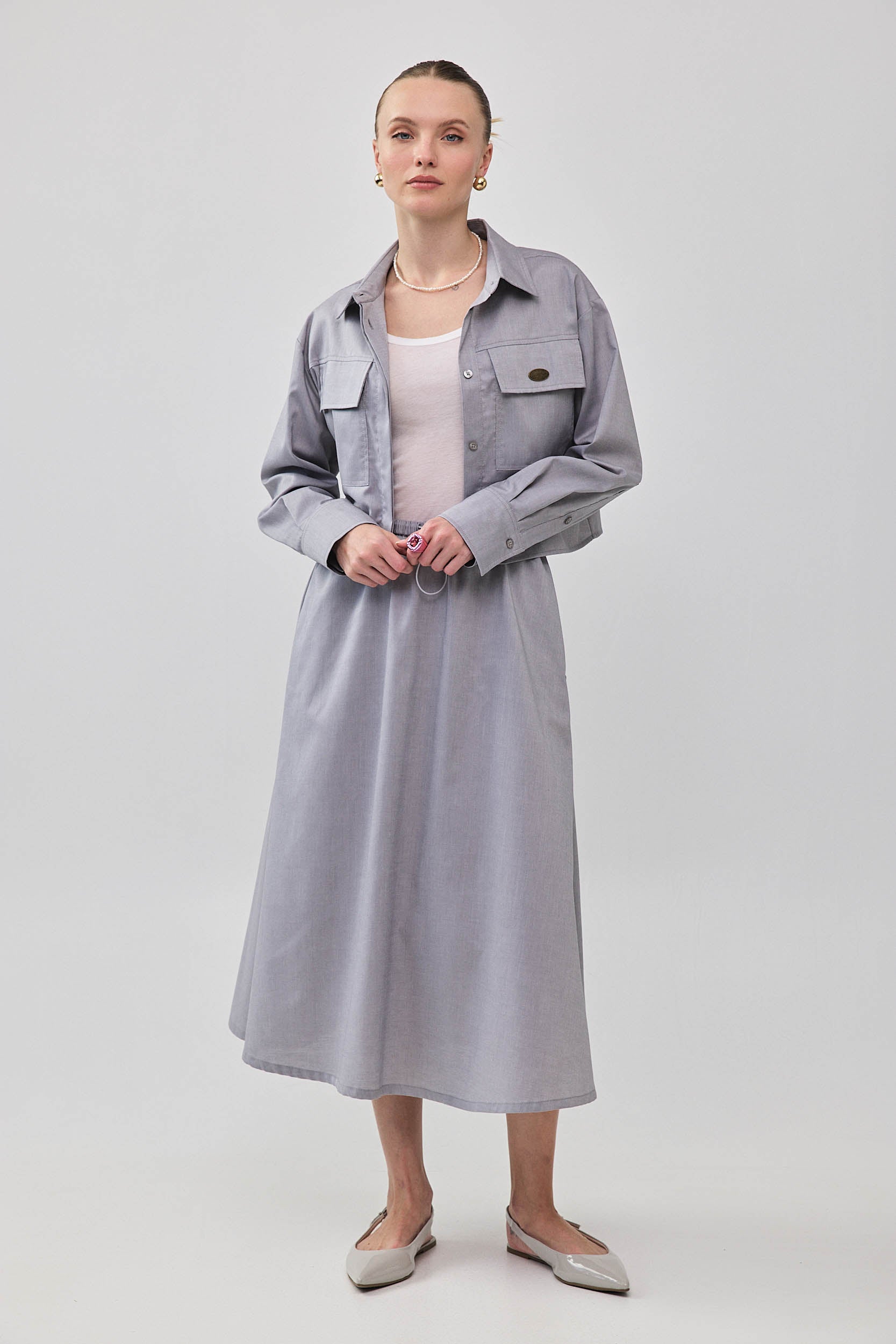 ROBERTA BUTTON SHIRT