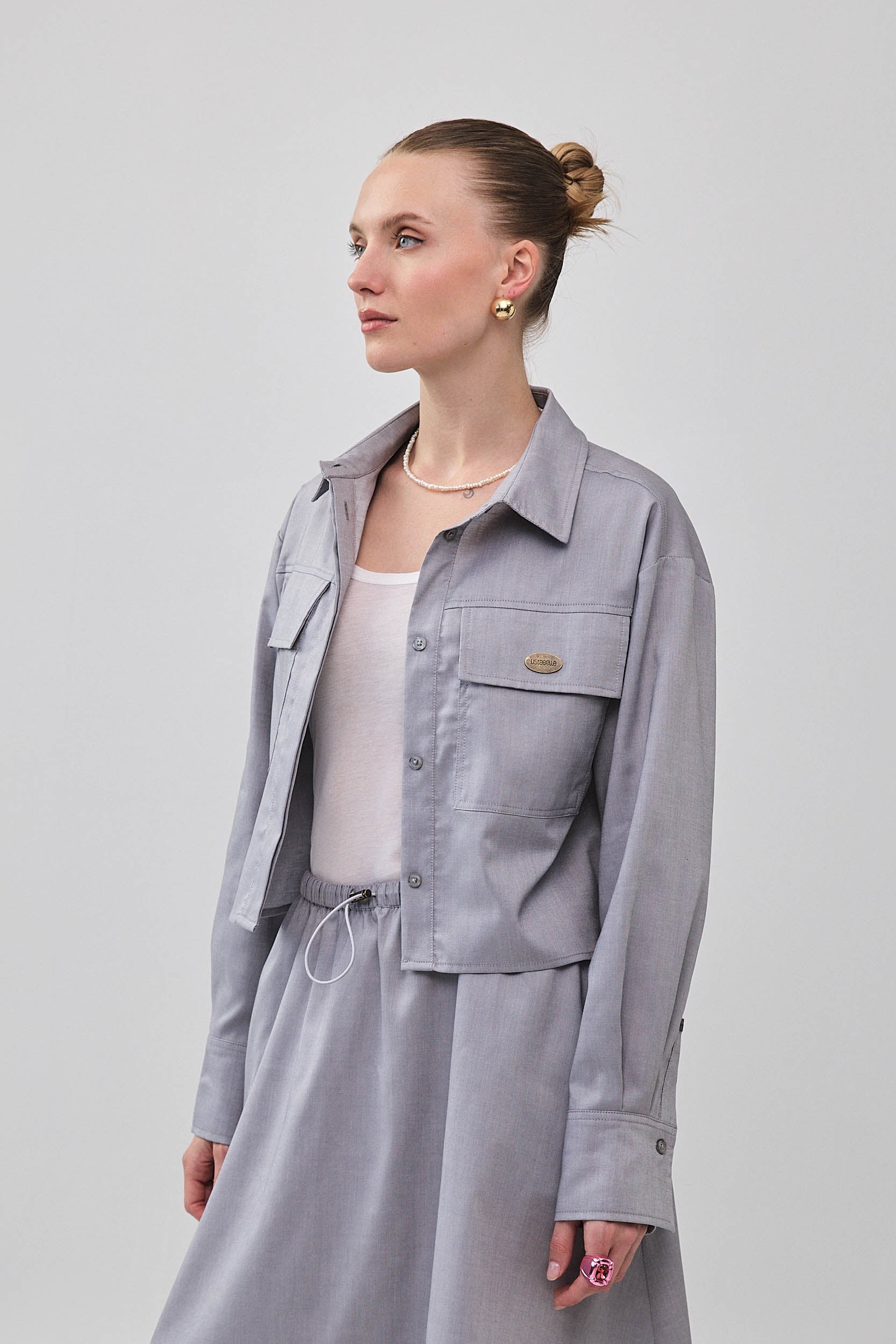 ROBERTA BUTTON SHIRT