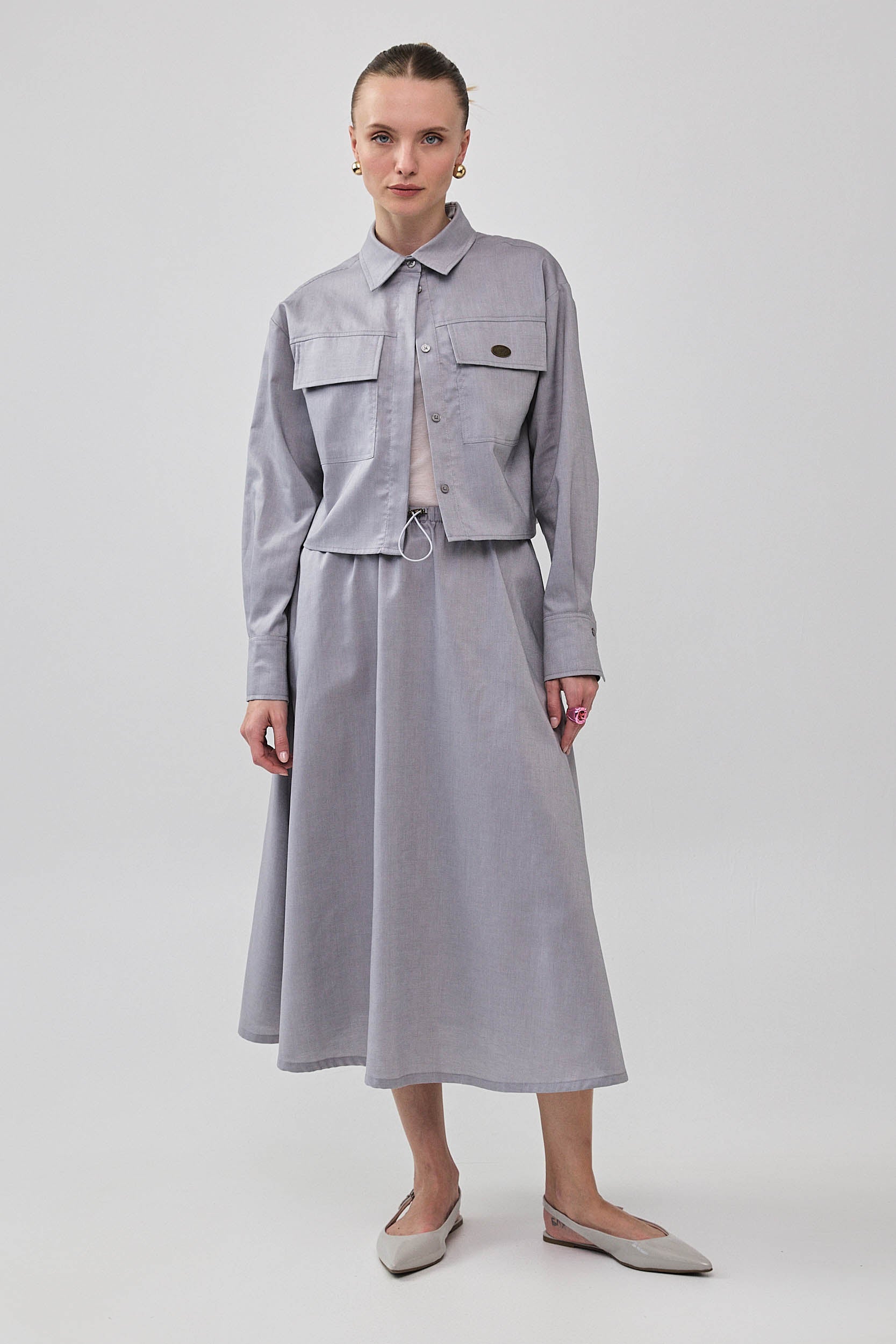 ROBERTA BUTTON SHIRT