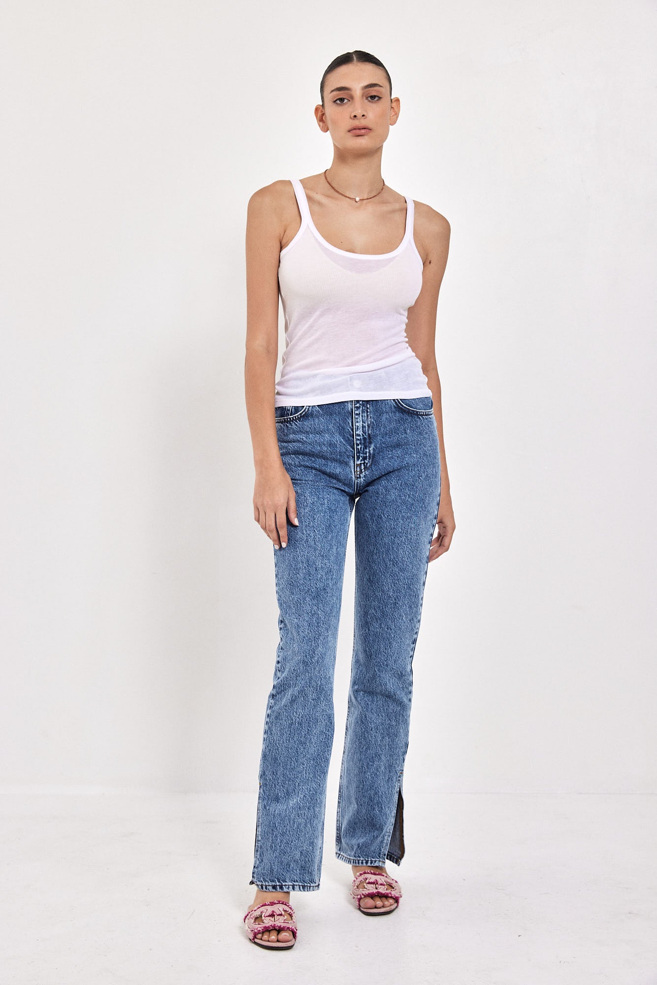 NO 20. HIGH WAIST LEG SLIT