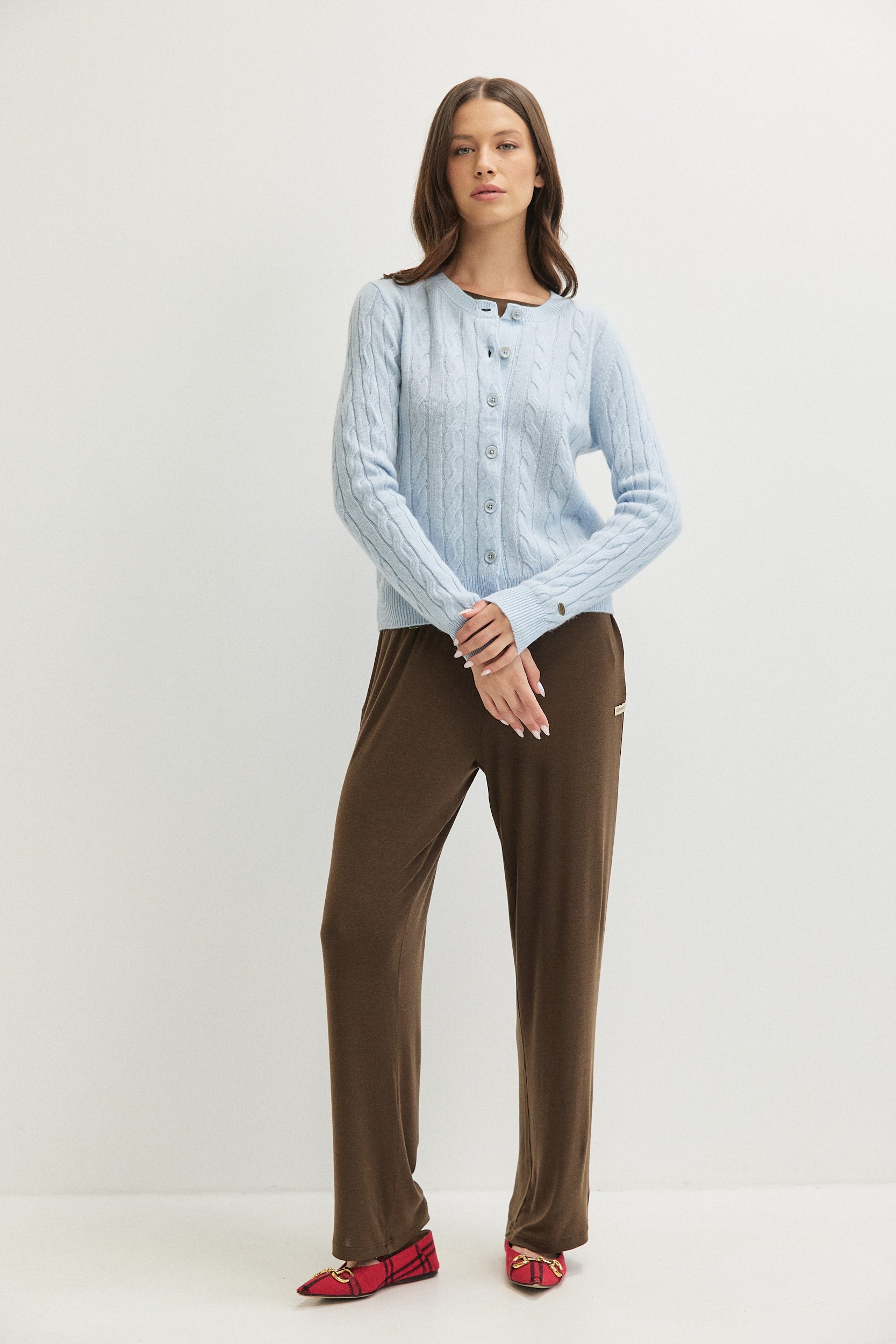 CABLE CARDIGAN