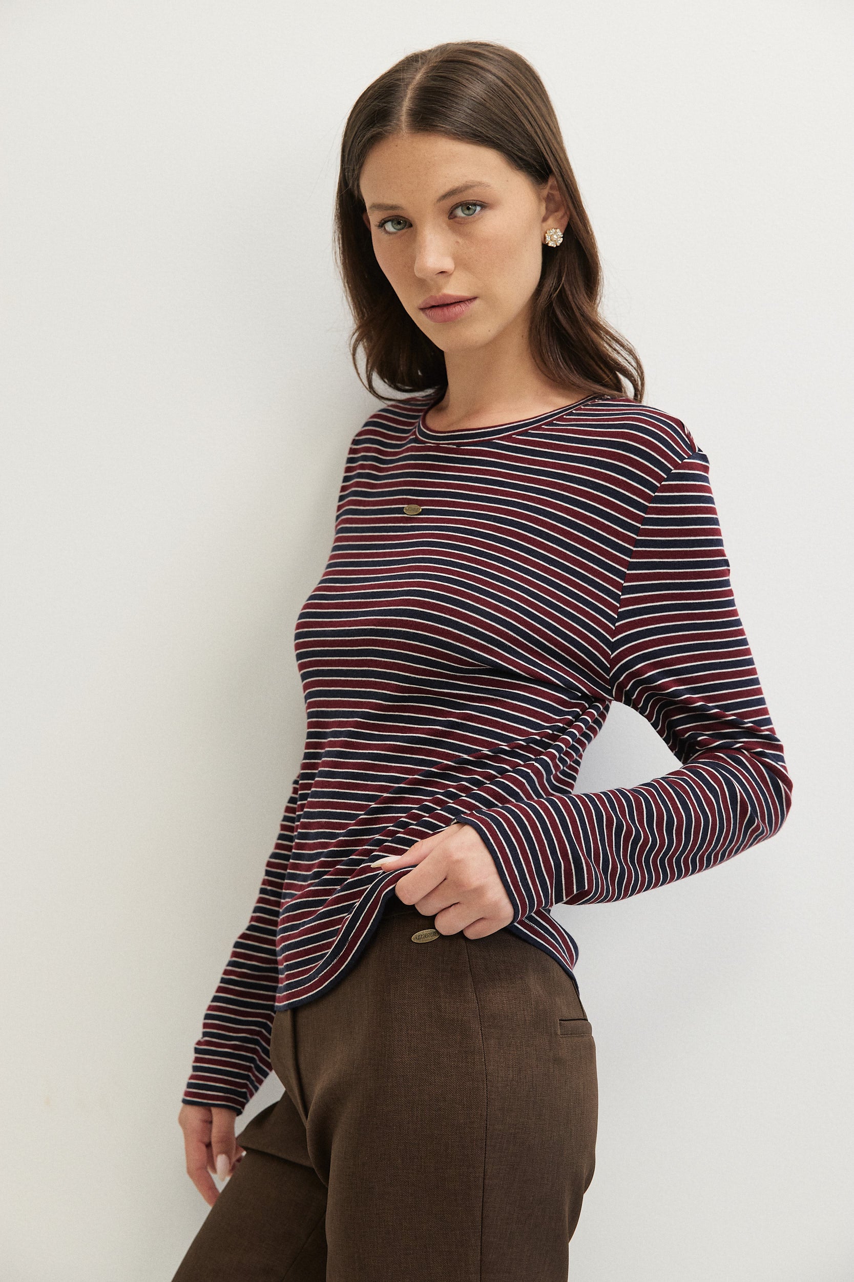 LONG SLEEVES STRIPE SHIRT
