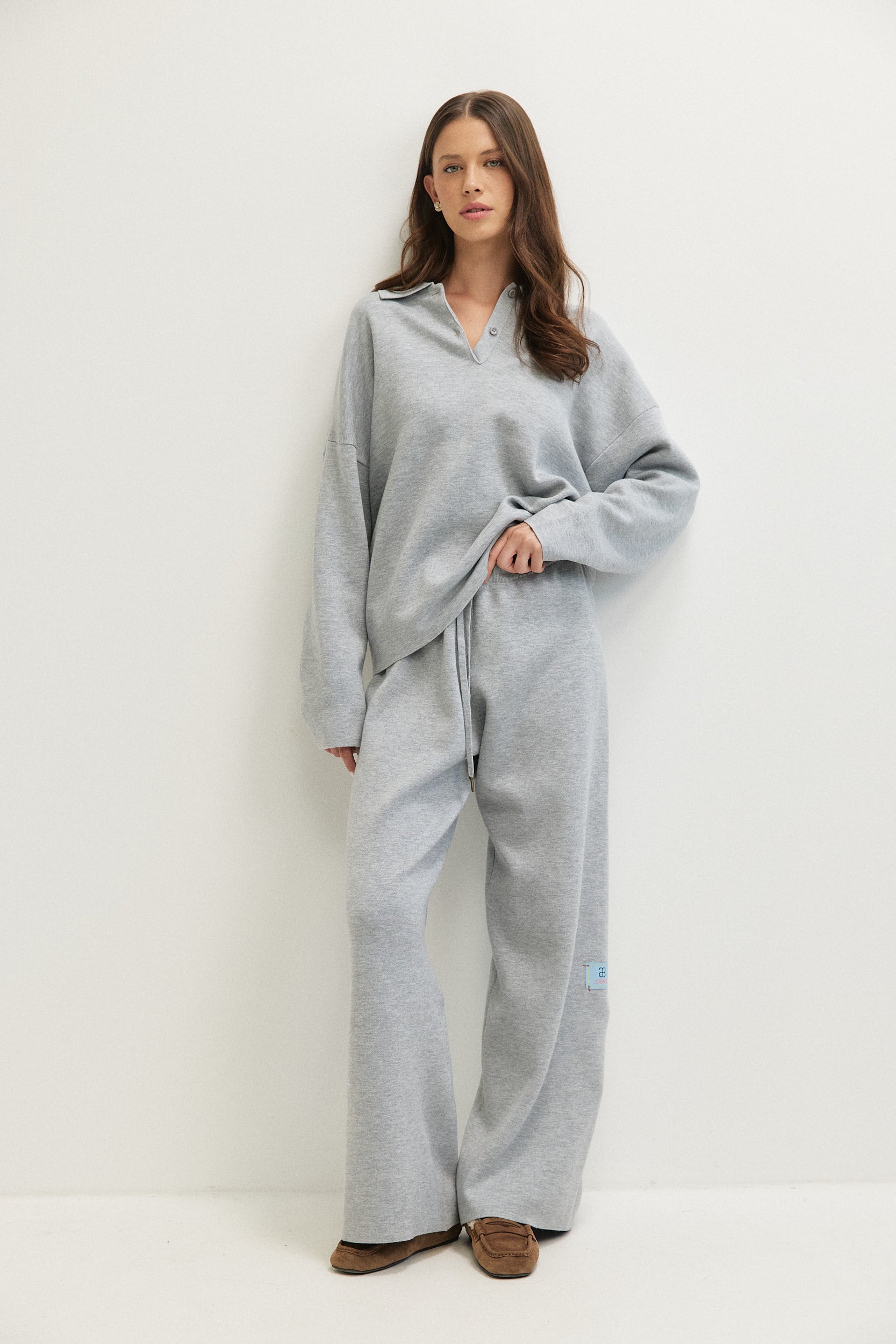 OVERSIZED KNITTED POLO