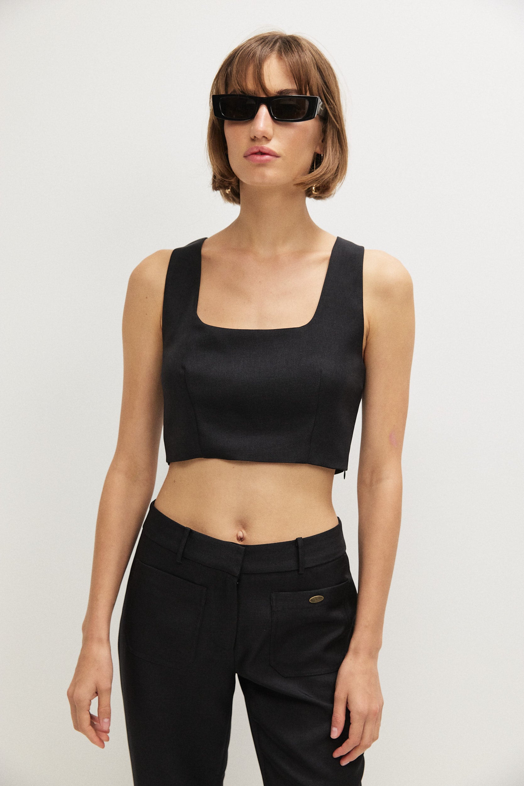 SQUARE CROP TOP