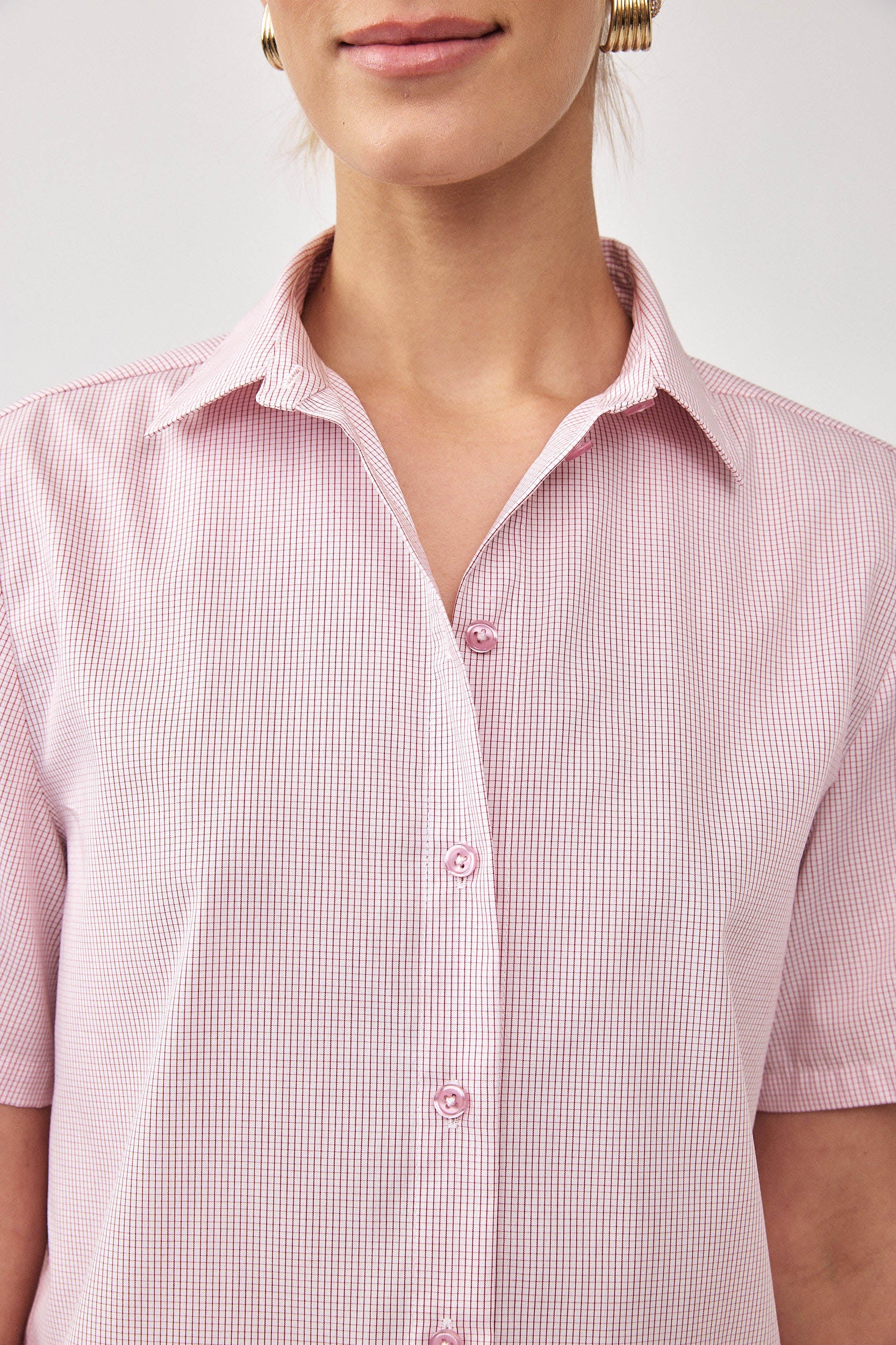POPLIN SHORT SLEEVE SHIRT