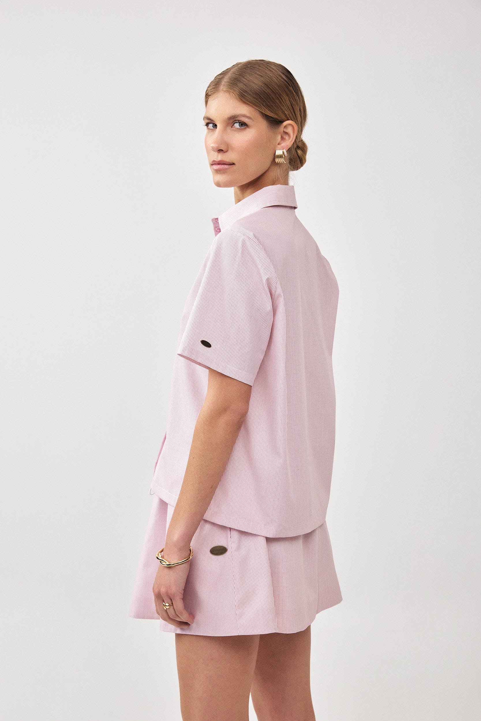 POPLIN SHORT SLEEVE SHIRT