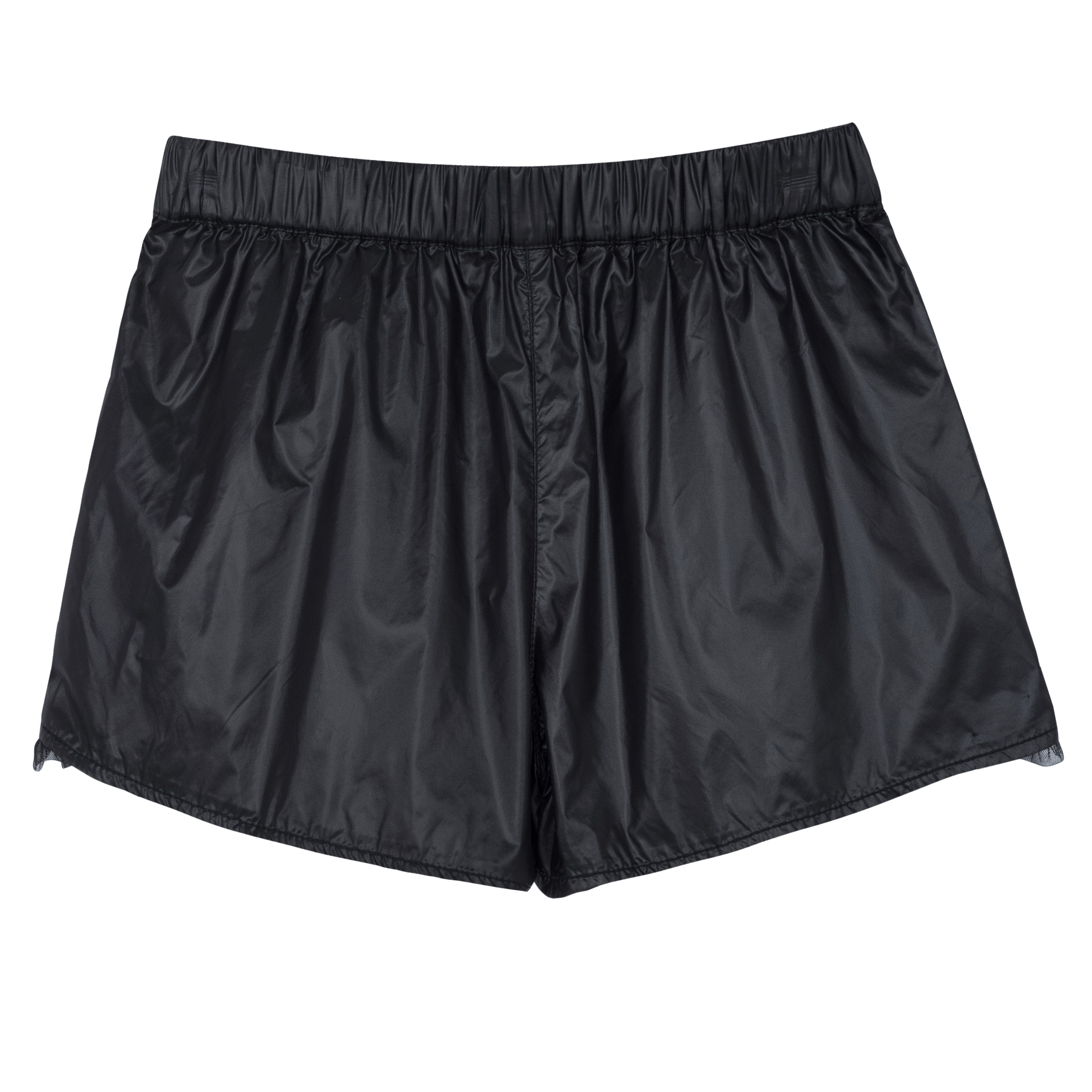 nylon shorts black