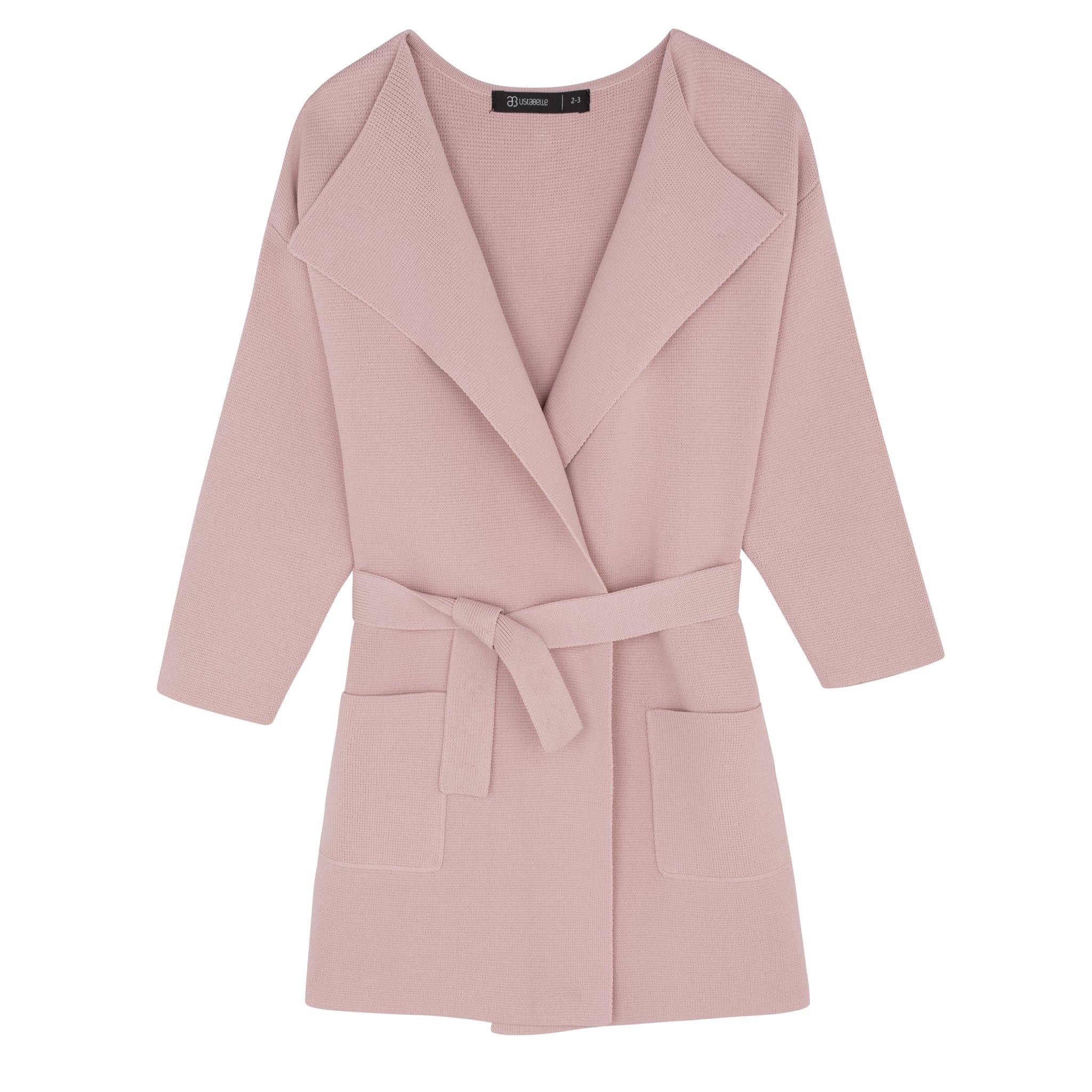 knitted cardigan peach