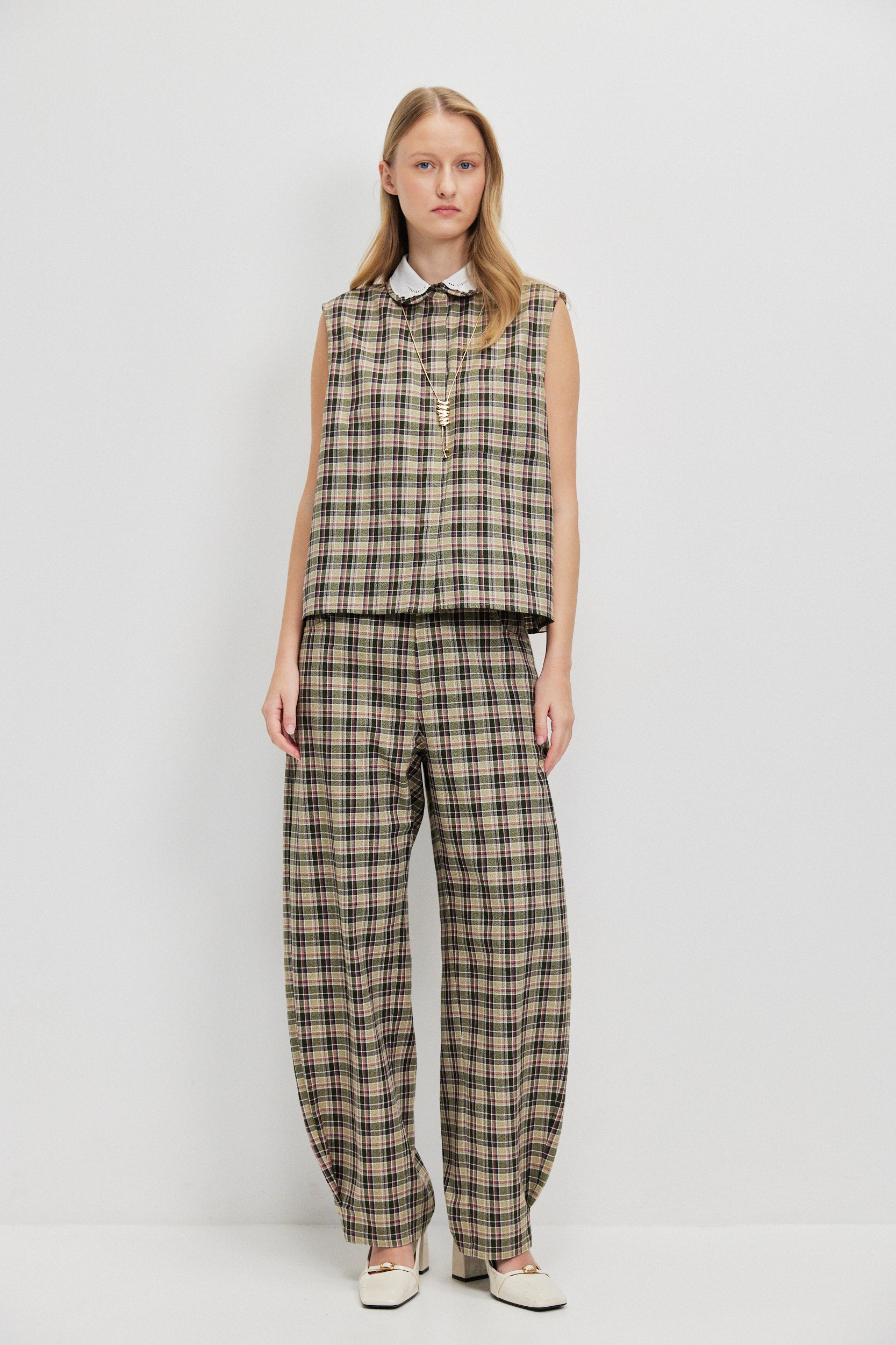 VINTAGE DOUBLE COLLAR SHIRT