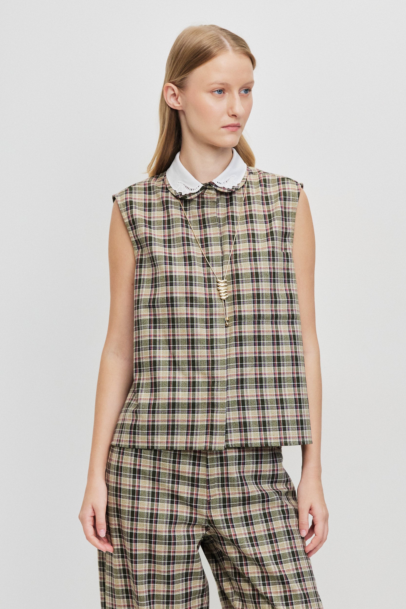 VINTAGE DOUBLE COLLAR SHIRT