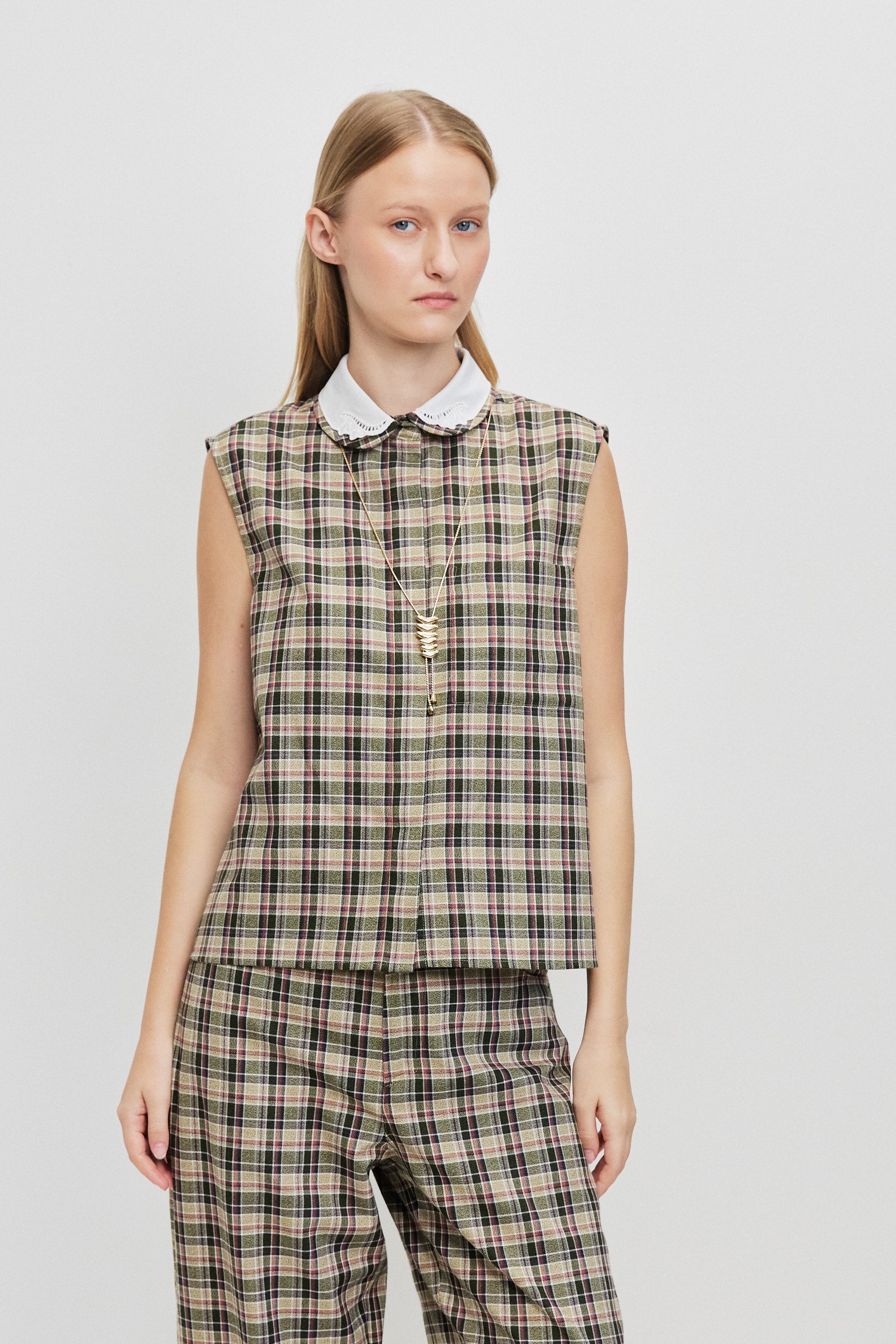 VINTAGE DOUBLE COLLAR SHIRT