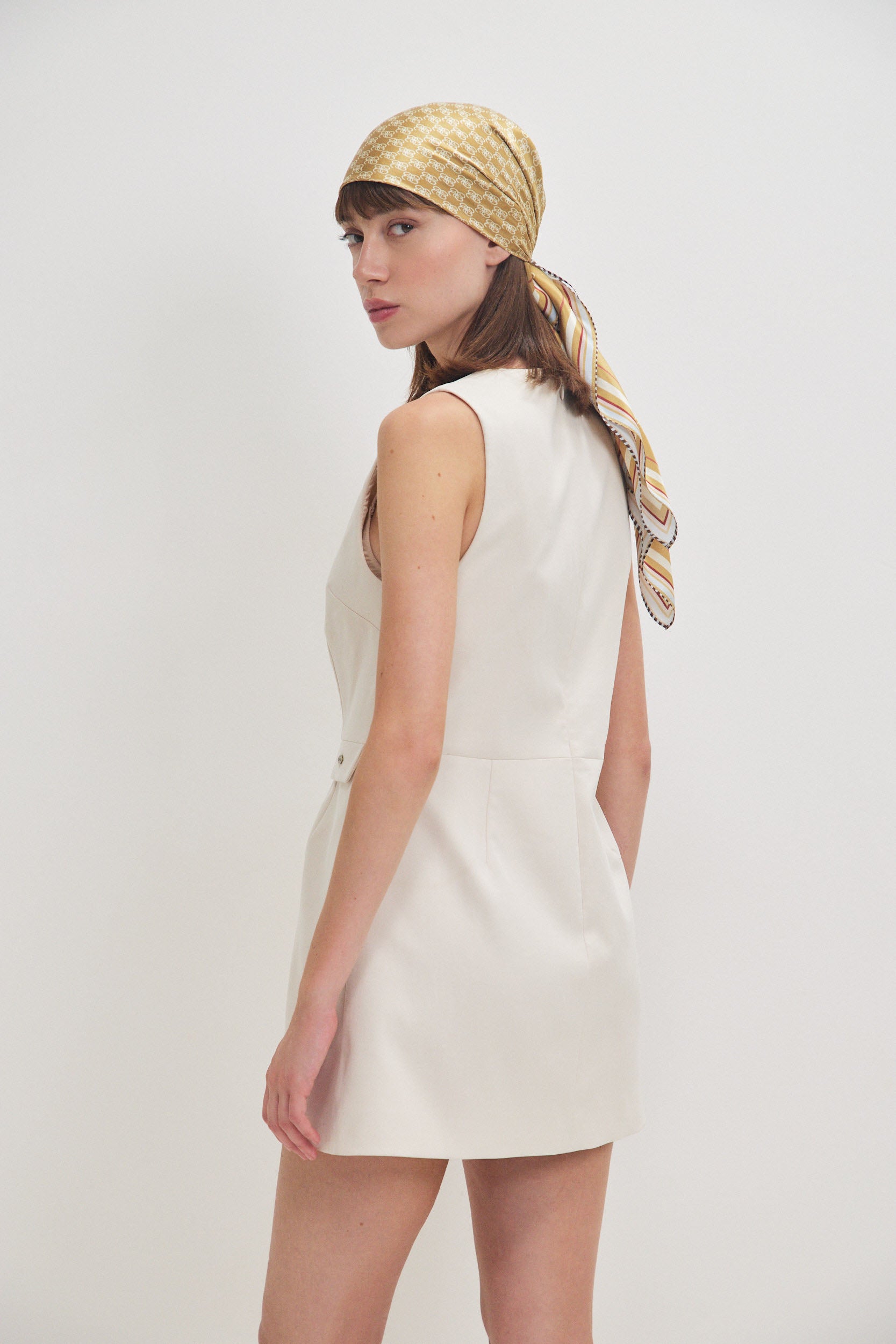V NECK DRESS