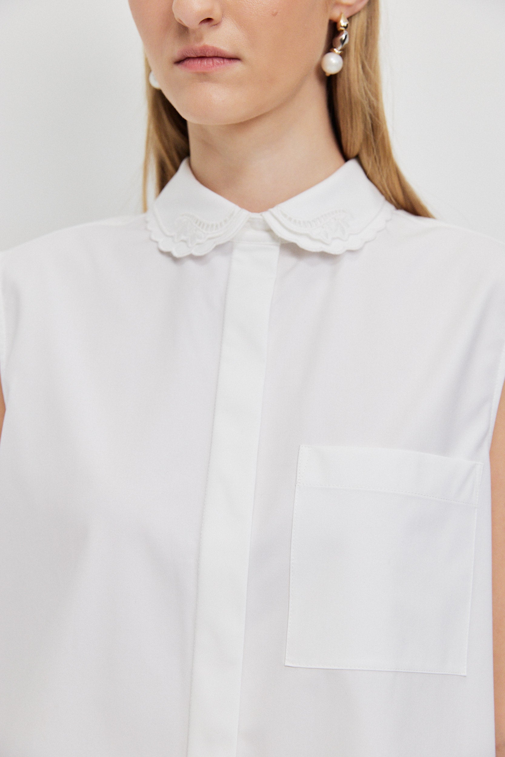 VINTAGE DOUBLE COLLAR SHIRT