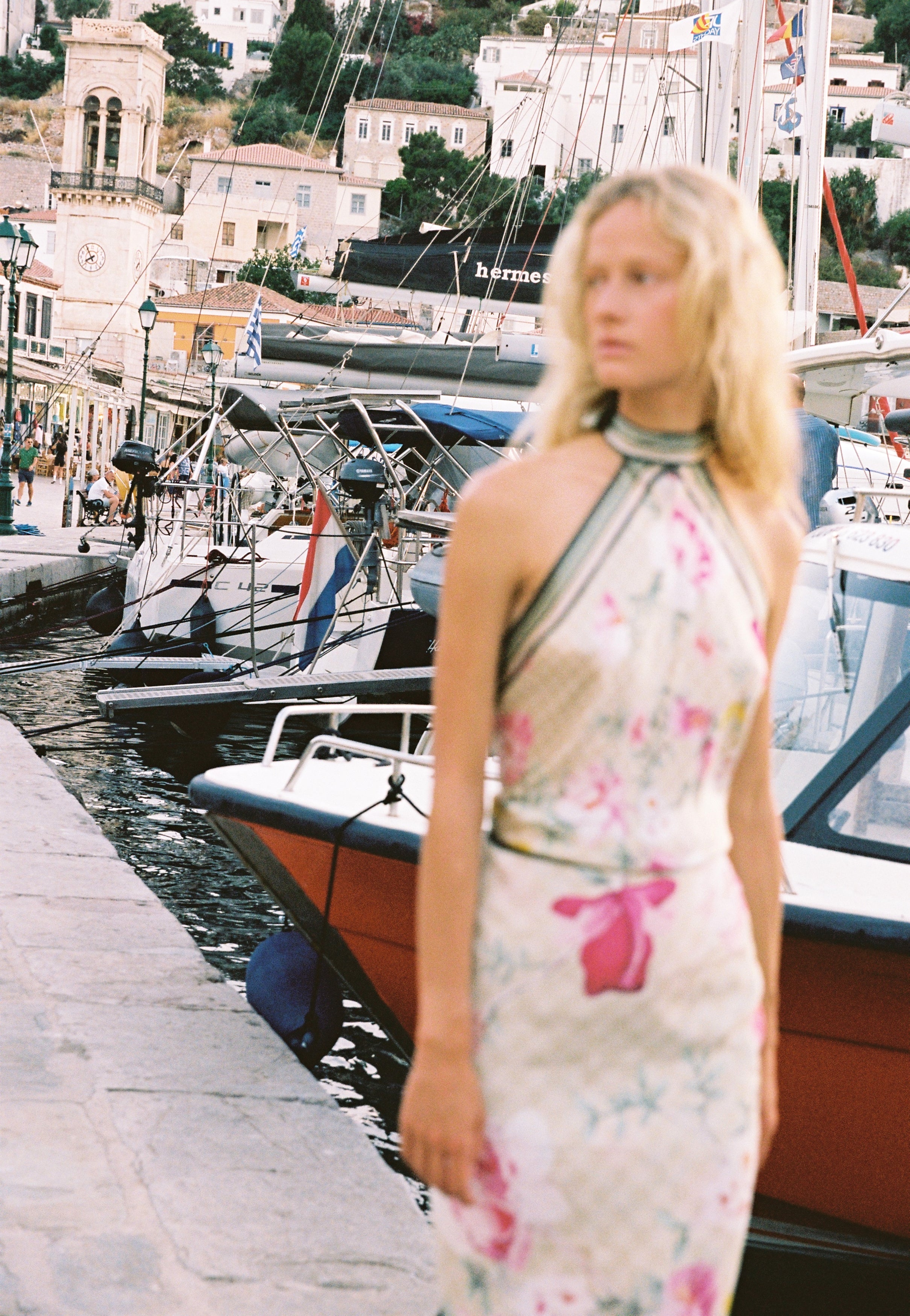 SILK HALTER TOP