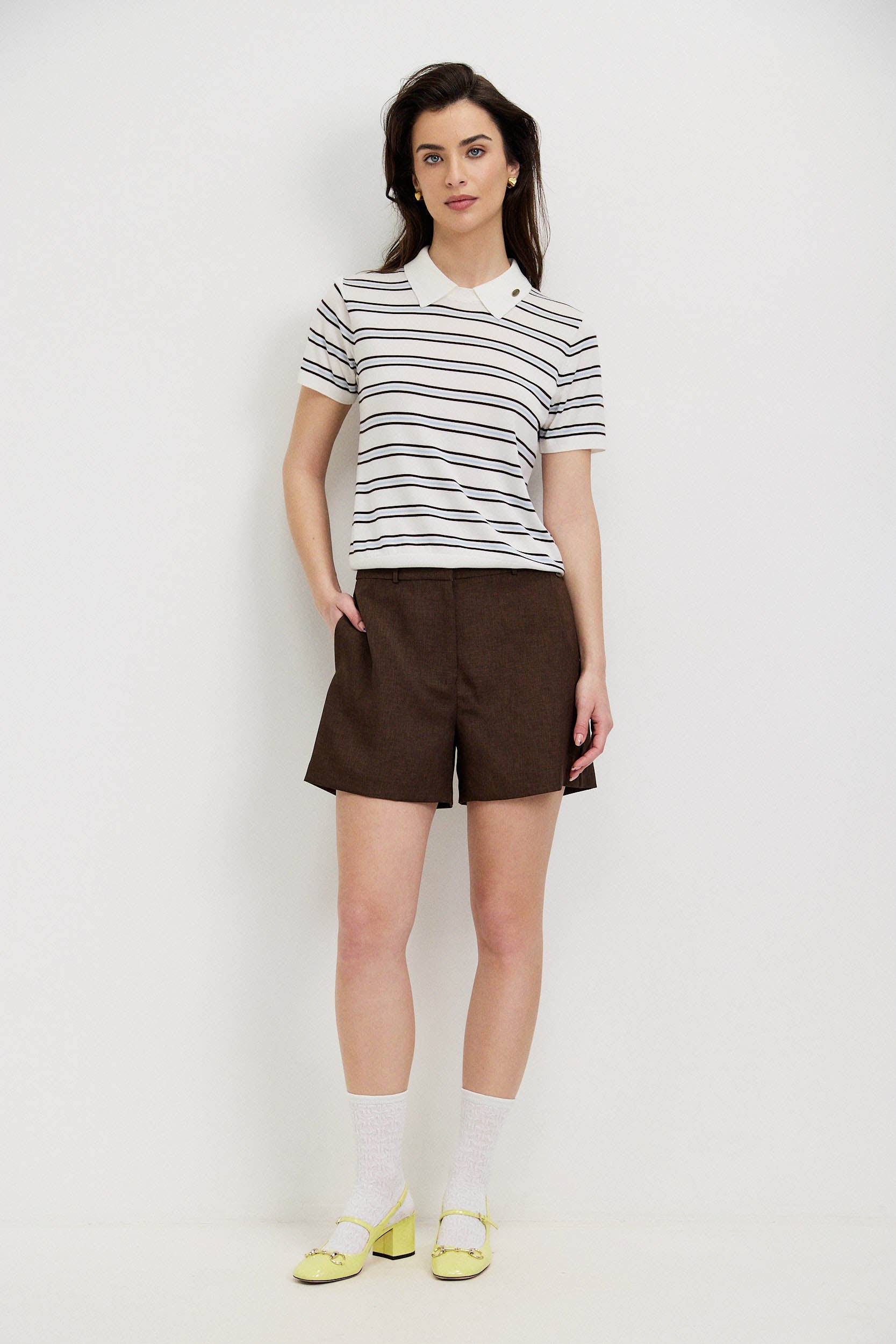 LYOCELL STRIPE POLO