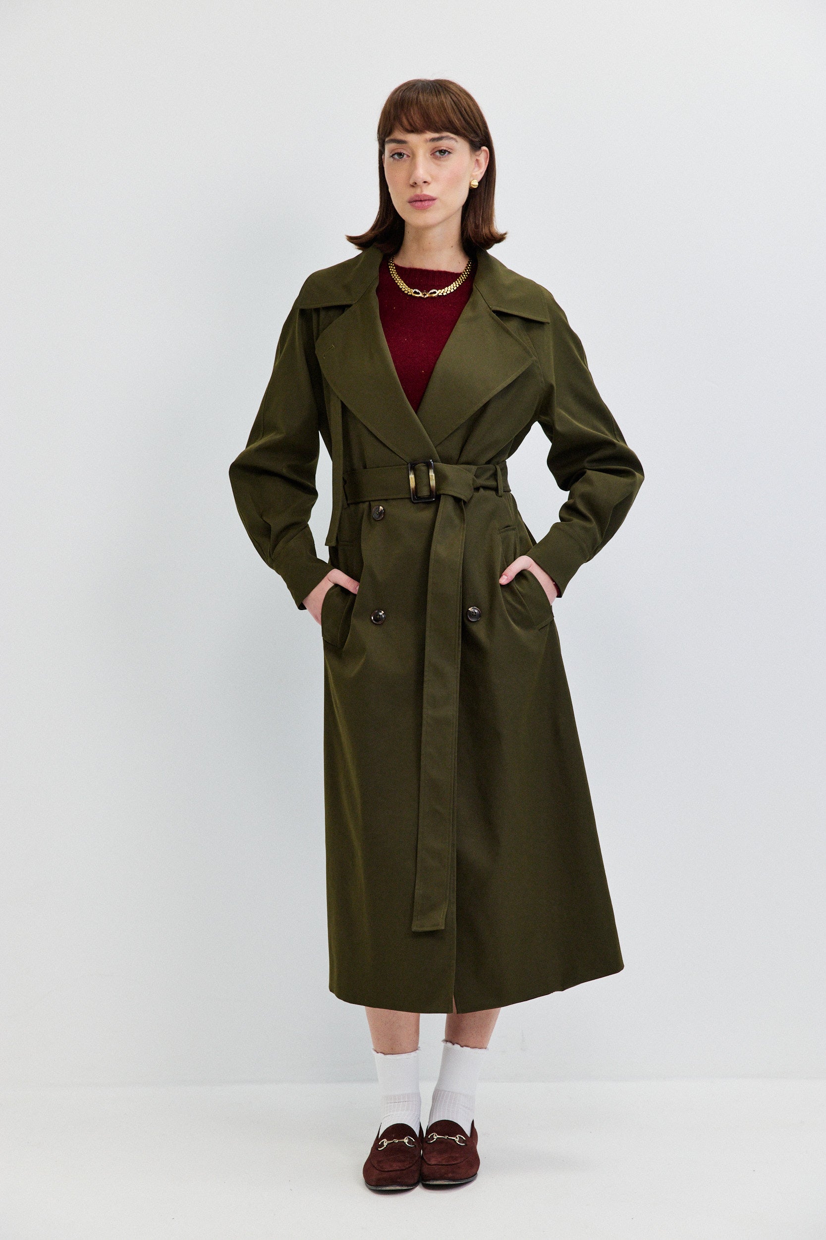 RAGLAN TRENCH COAT
