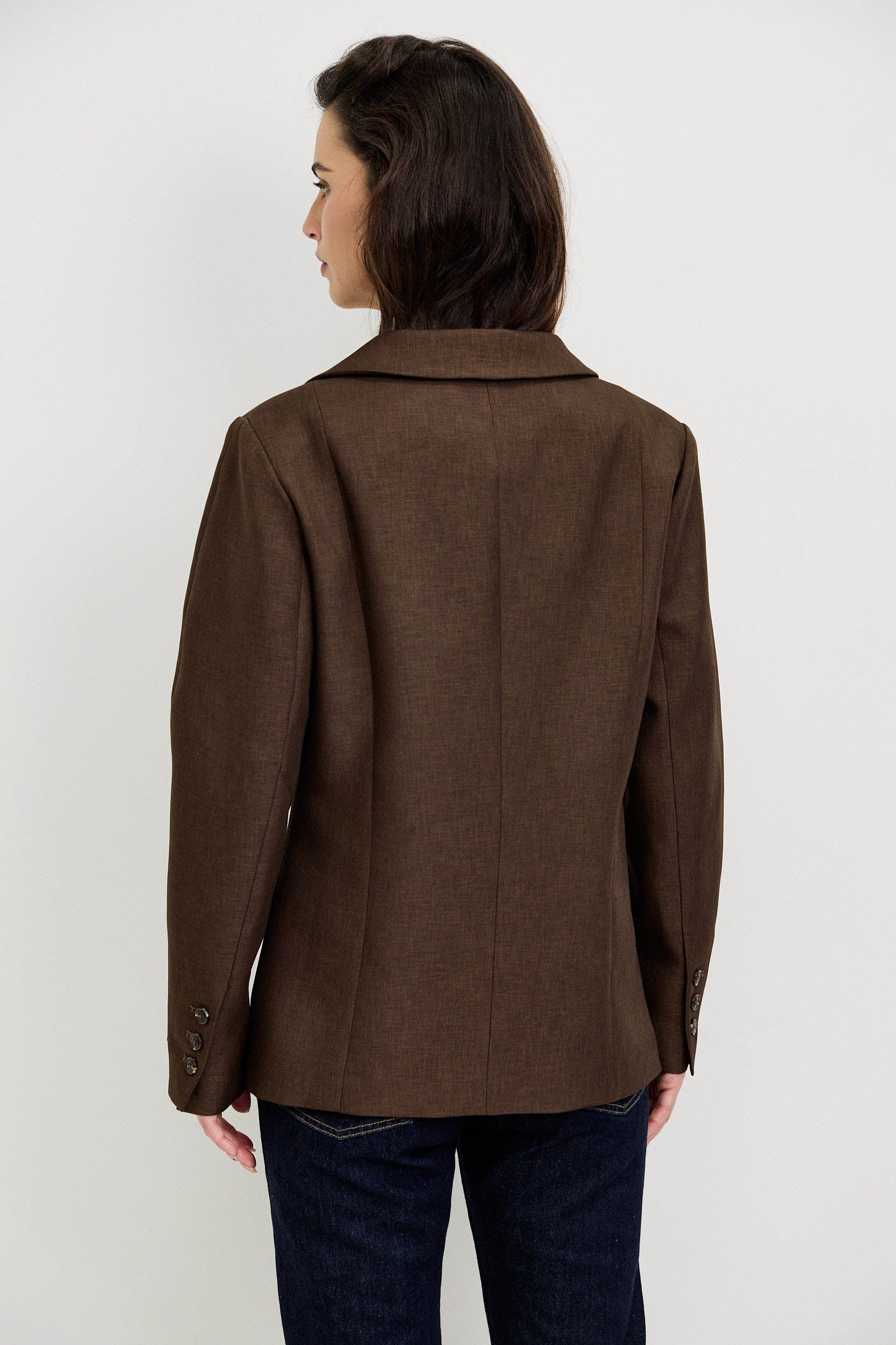 TAILORED JACKET WITH BALLOON SLEEVES